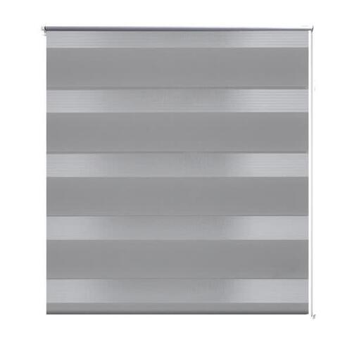 Rullegardin i zebradesign 80 x 150 cm grå