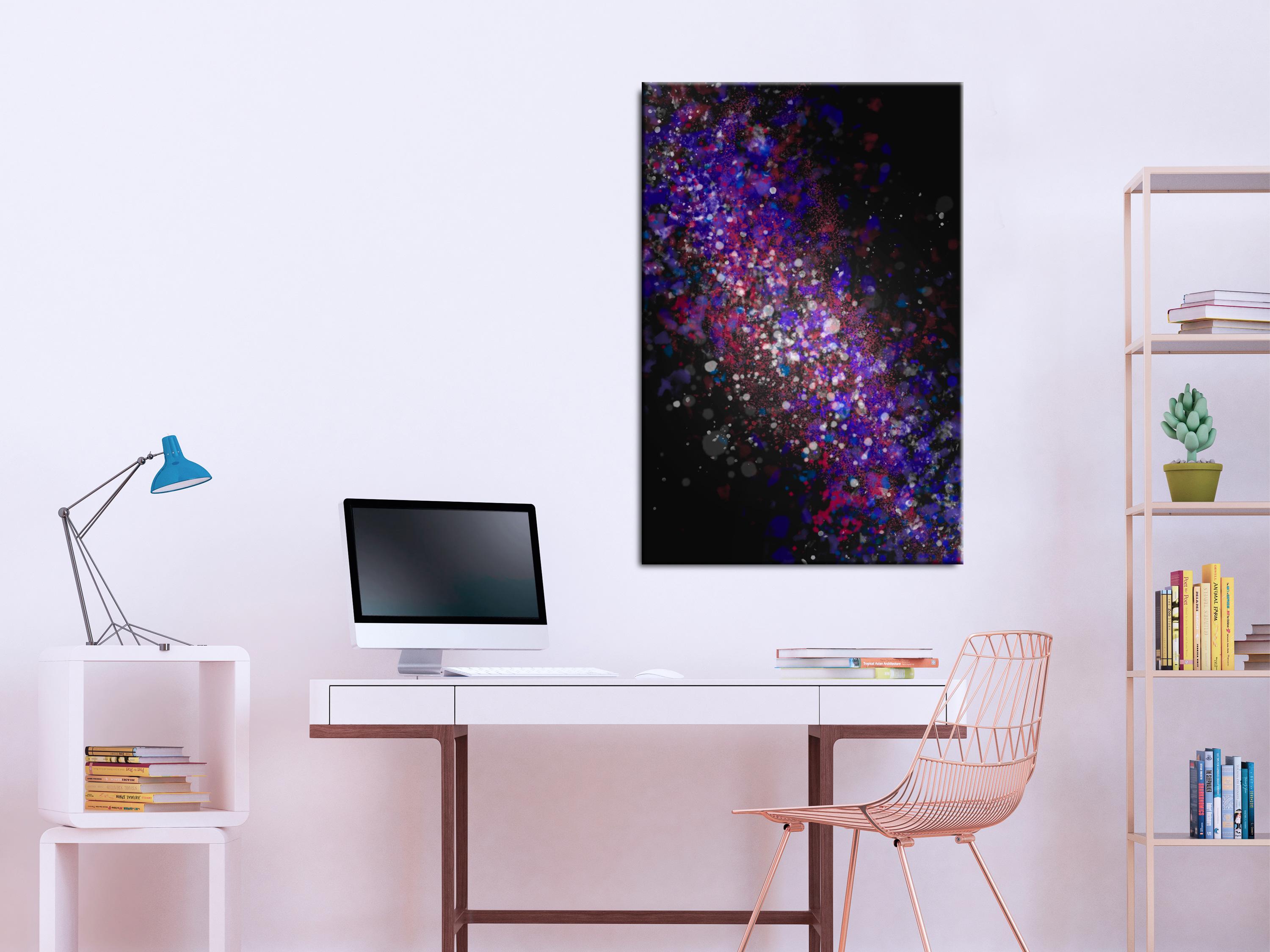Billede - In the Space (1 Part) Vertical - 80 x 120 cm - Premium Print billede