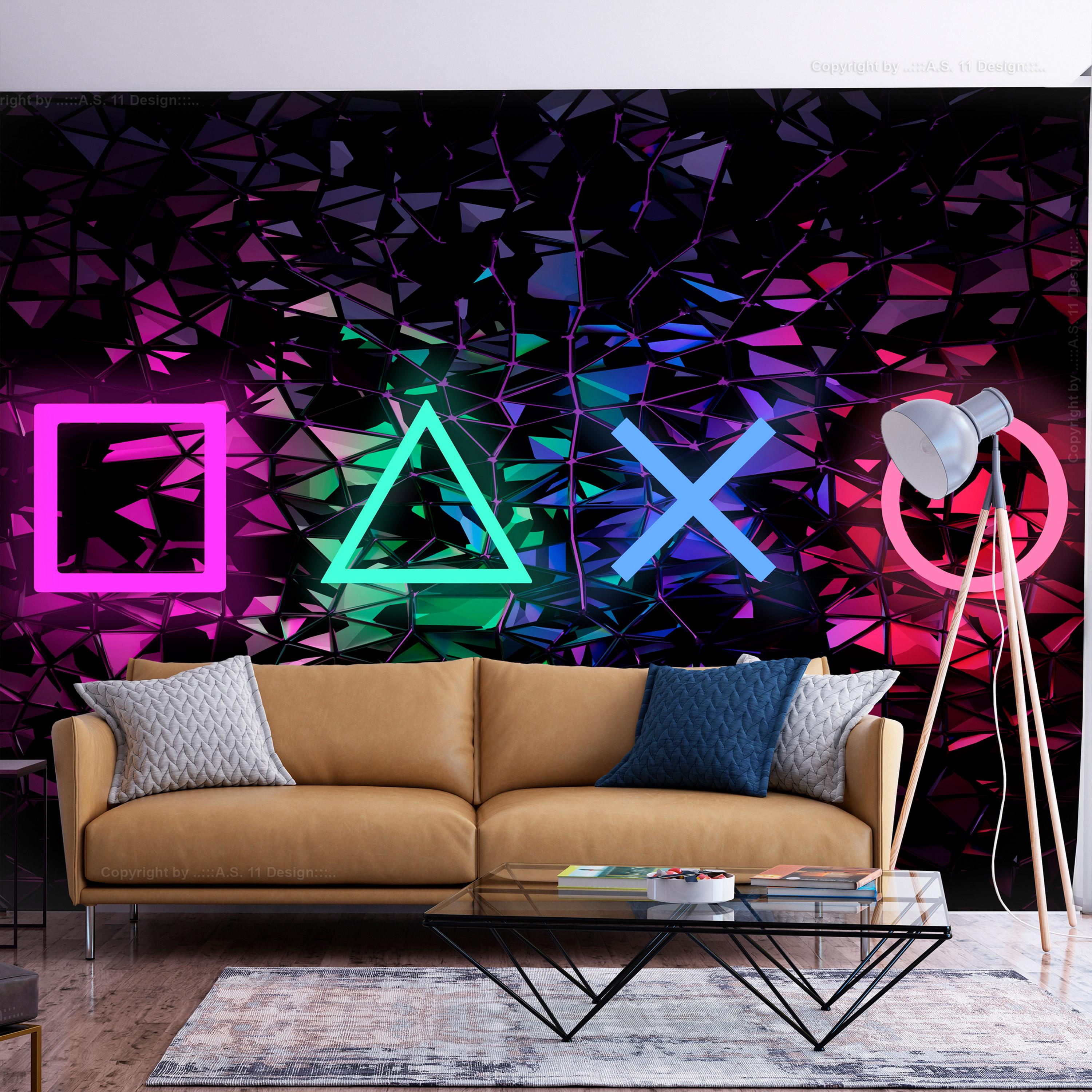 Fototapet - Fun Symbols - 100 x 70 cm - Standard billede