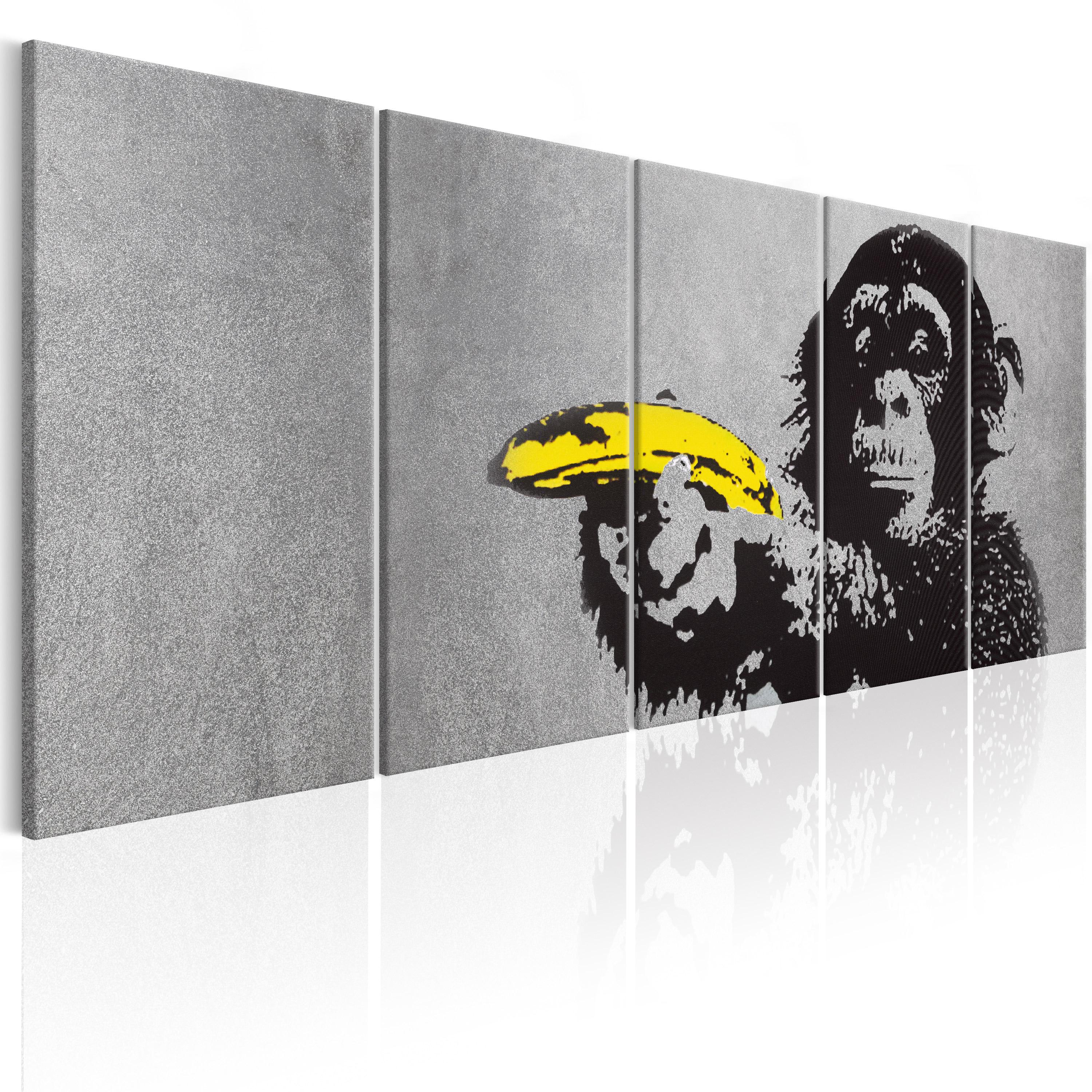 Billede - Monkey and Banana - 200 x 80 cm - Standard billede