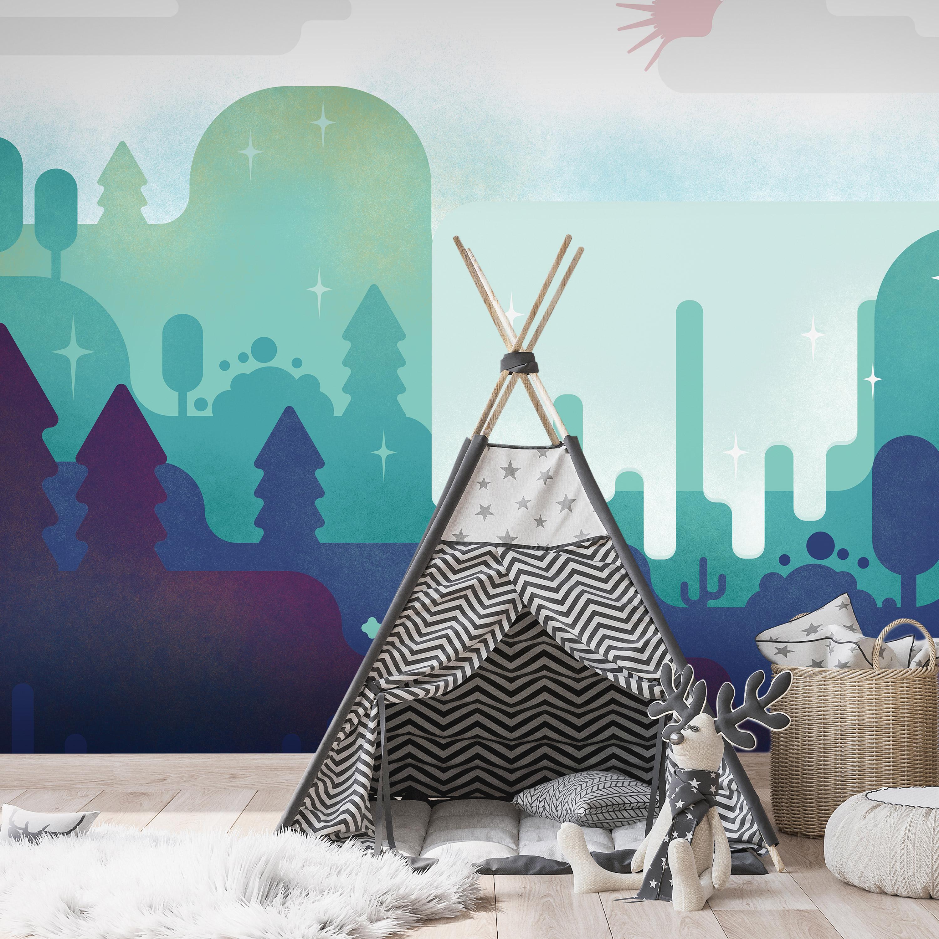 Fototapet - Fairy-Tale Landscape - 300 x 210 cm - Premium billede