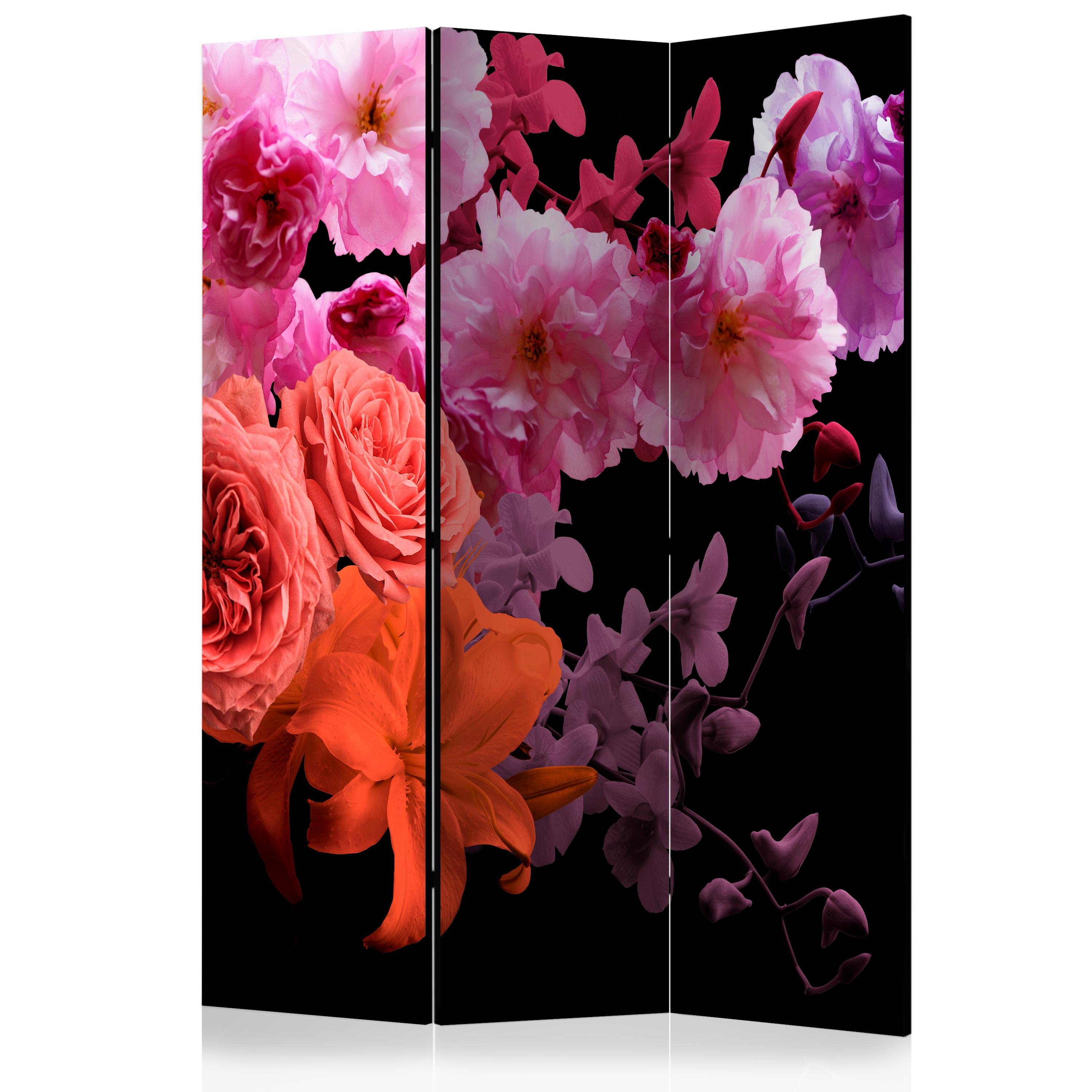 Skærmvæg – Spring Cocktail – 135 x 172 cm – Dobbeltsidet
