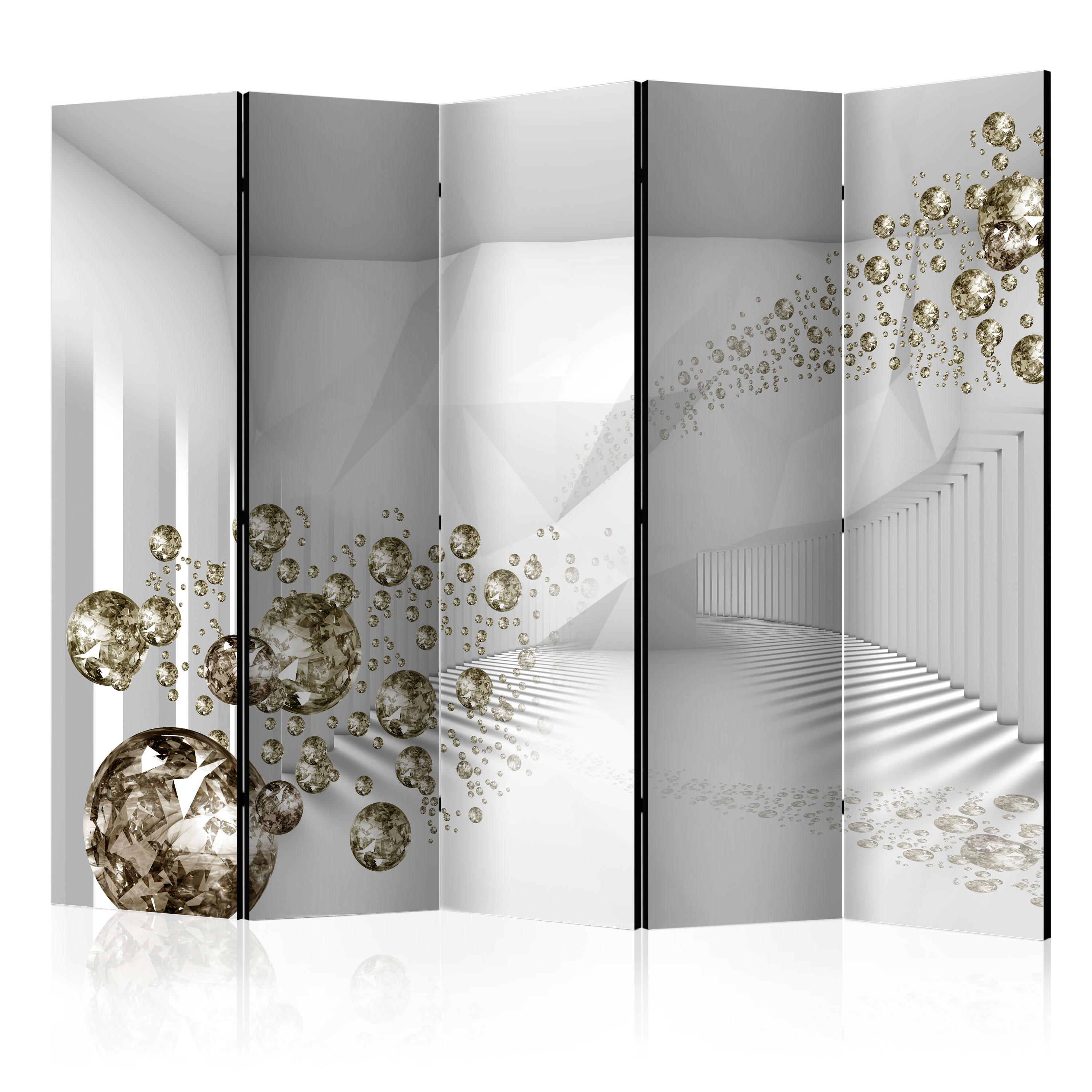 Skærmvæg – Diamond Corridor II – 225 x 172 cm – Dobbeltsidet