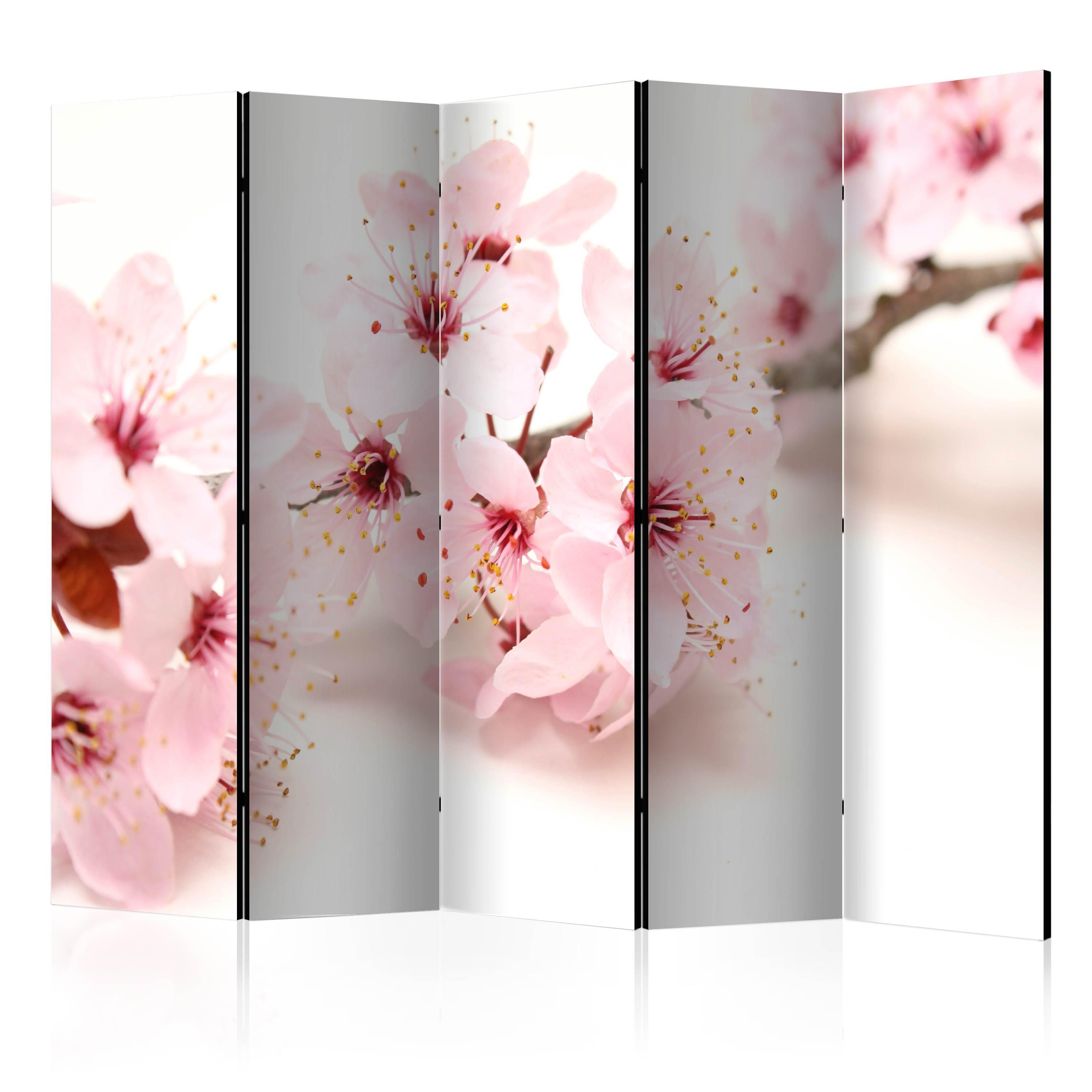 Skærmvæg Cherry Blossom Ii 225 X 172 Cm Dobbeltsidet