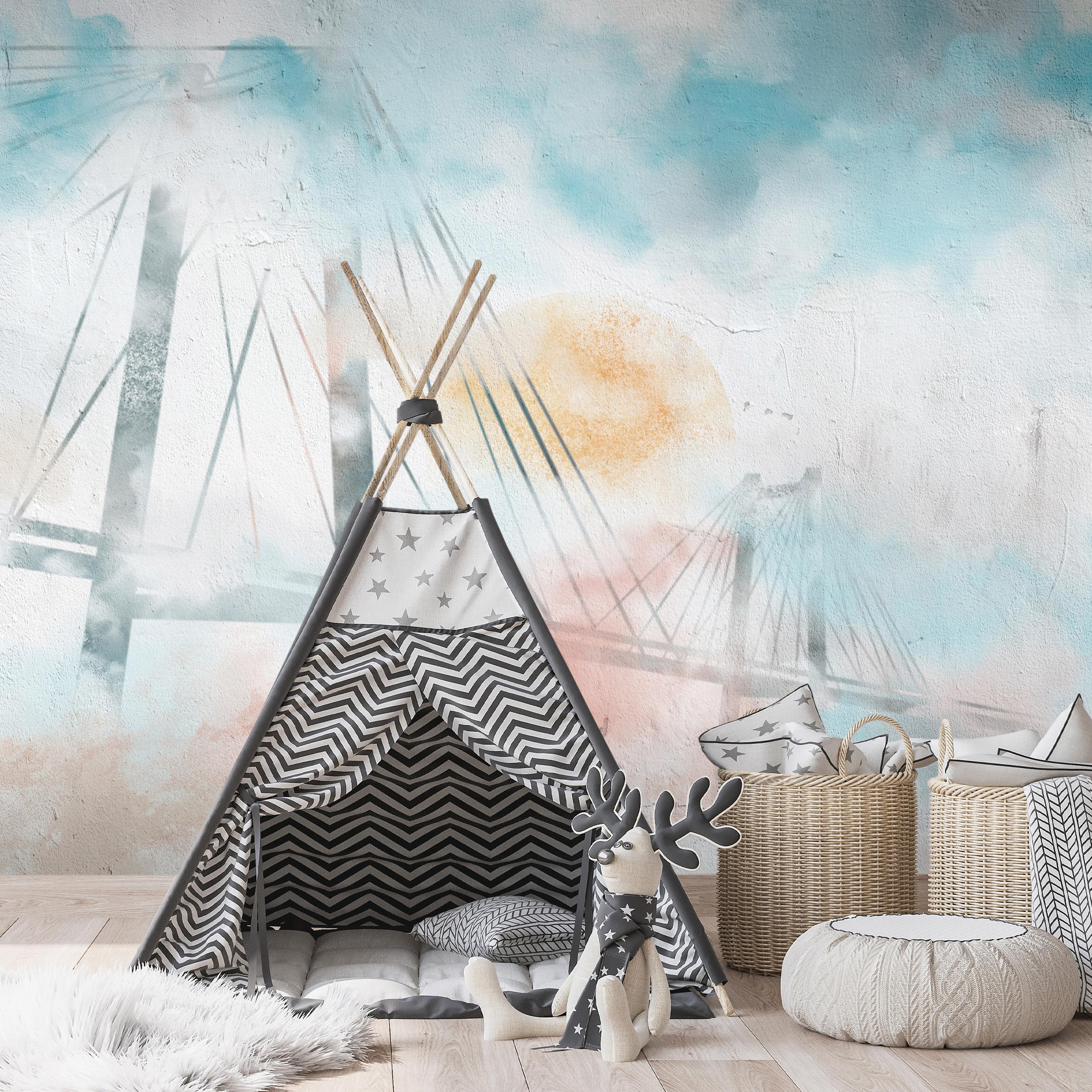 Fototapet - Bridge to Dreams - 250 x 175 cm - Standard billede