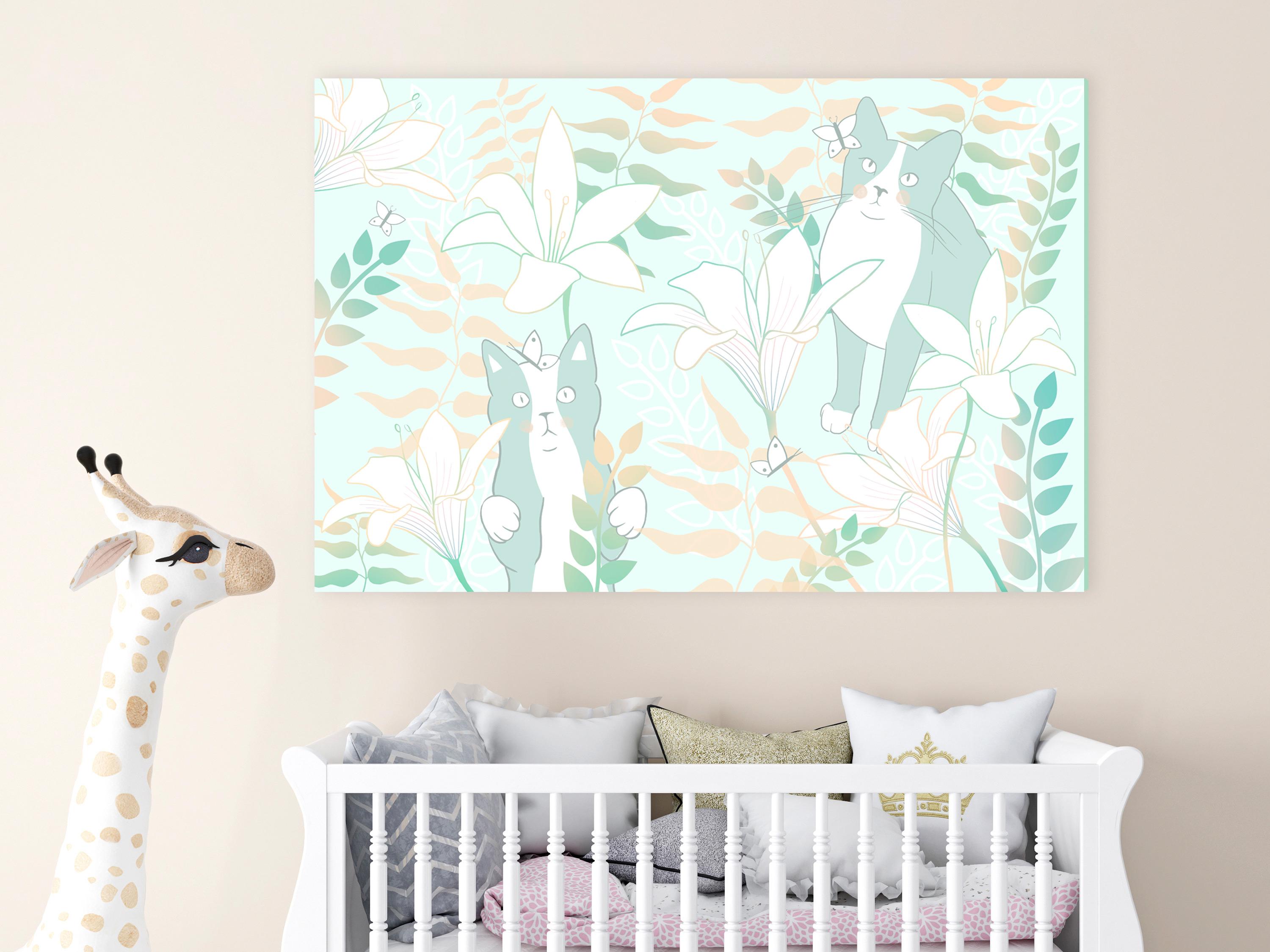 Billede - Cat Matters (1 Part) Wide - Third Variant - 120 x 80 cm - Premium Print billede