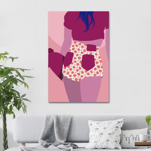 Billede - Strawberries Shorts (1 Part) Vertical