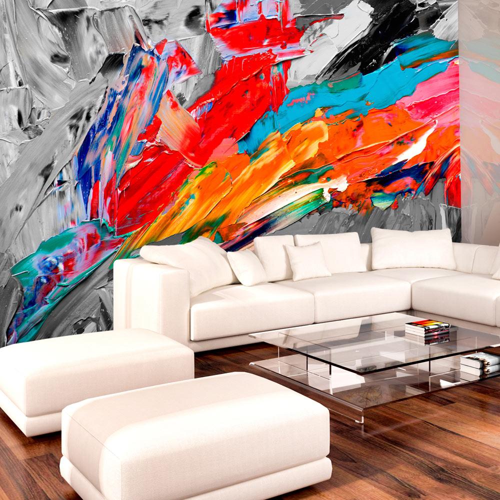 Fototapet - Fiery Bird - 200 x 140 cm - Standard billede