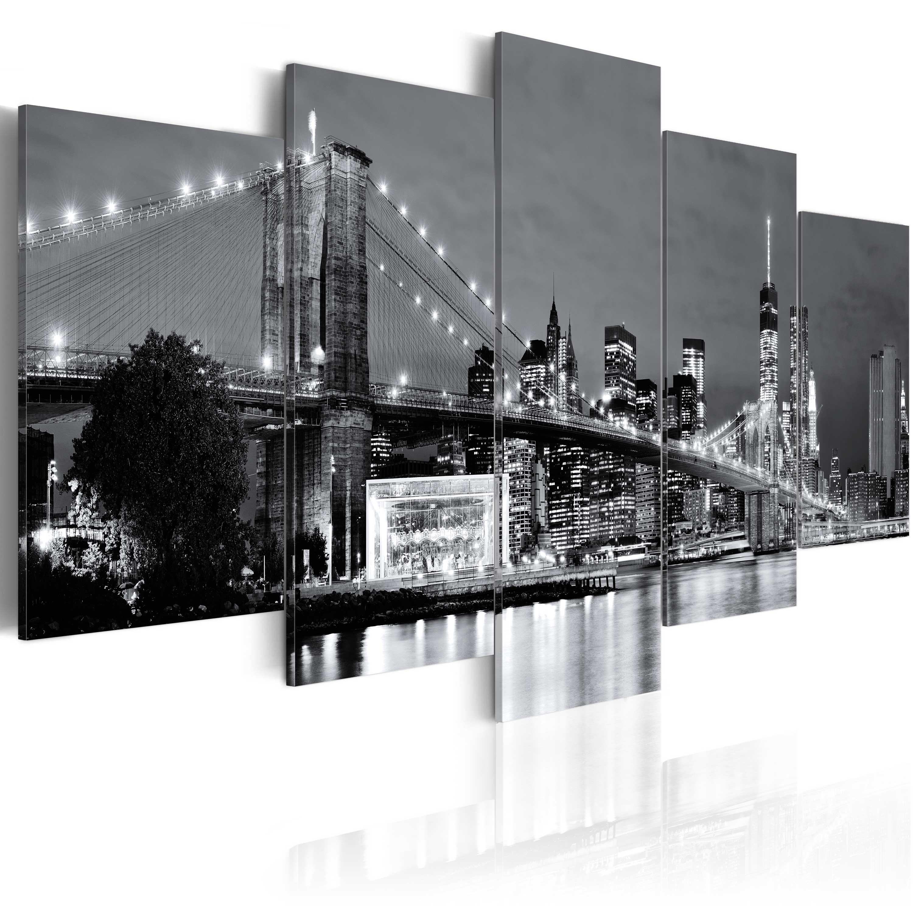 Billede Black And White Glimpse 200 X 100 Cm Standard