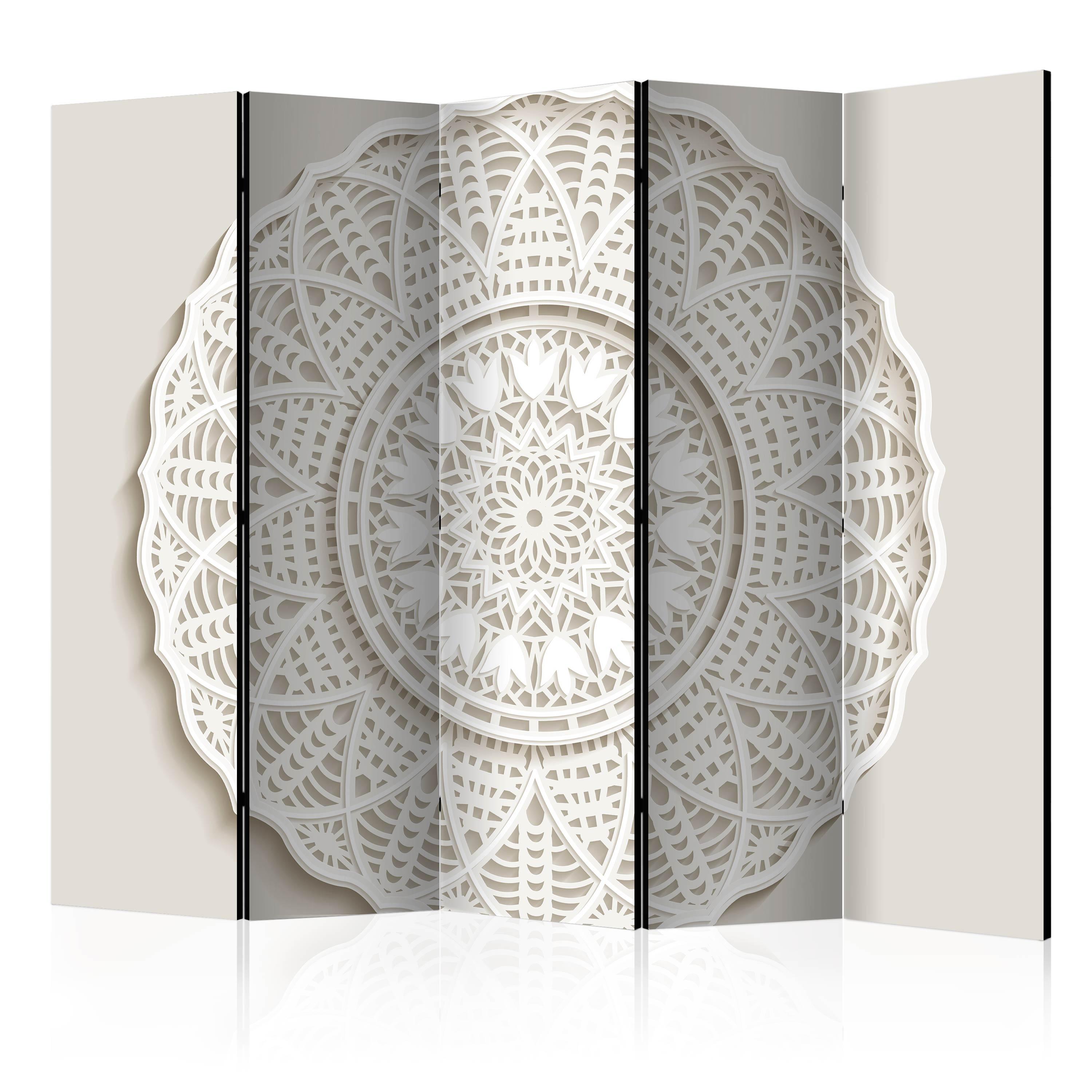 Skærmvæg – Mandala 3D II – 225 x 172 cm – Enkeltsiddet