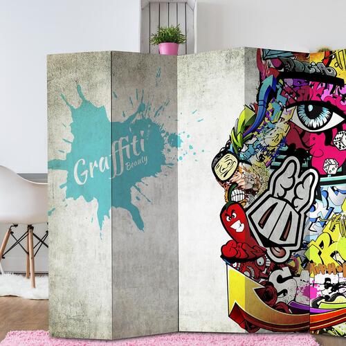 Skærmvæg - Graffiti Beauty