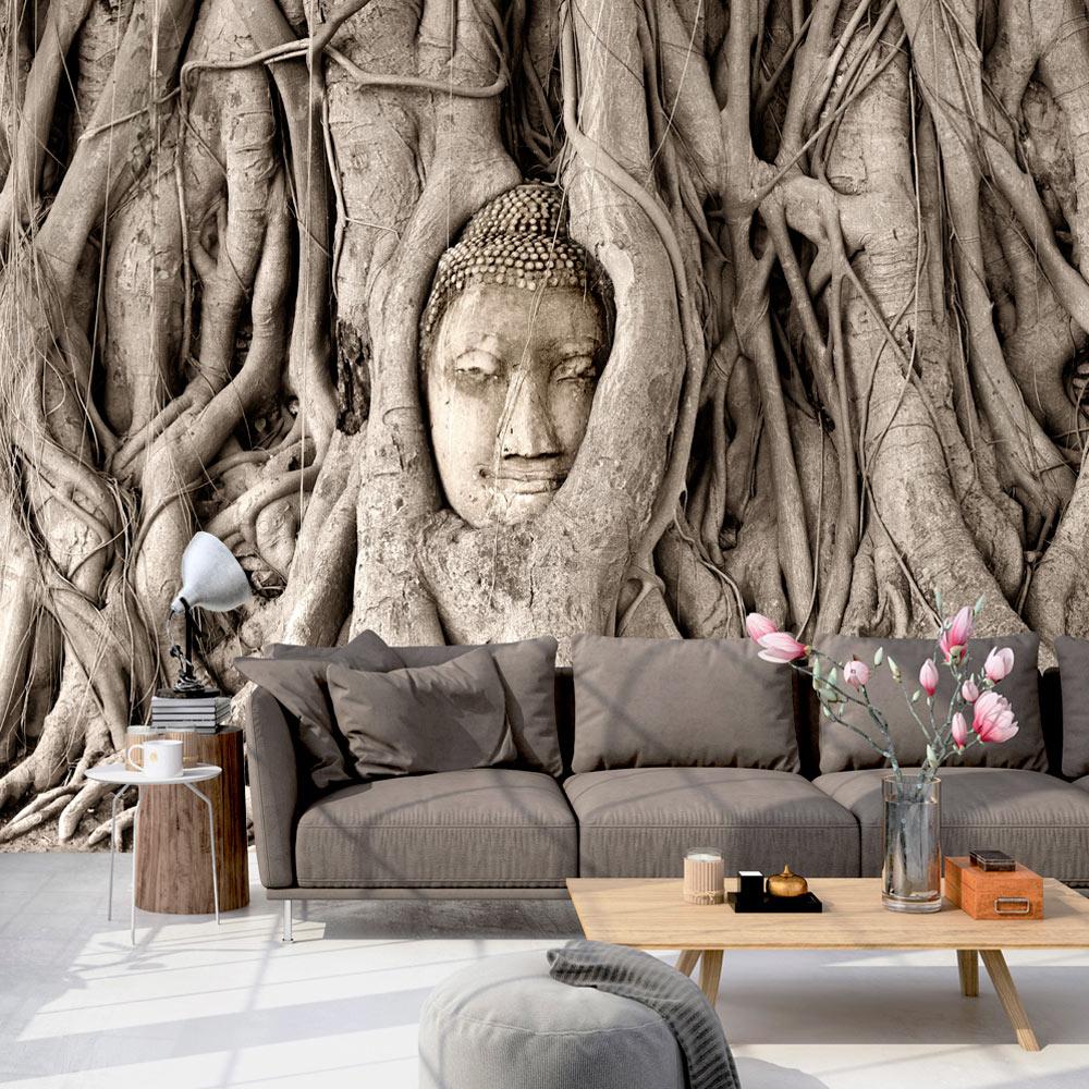Fototapet - Buddha's Tree - 343 x 245 cm - Selvklæbende billede