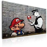 Billede - Mario and Cop by Banksy