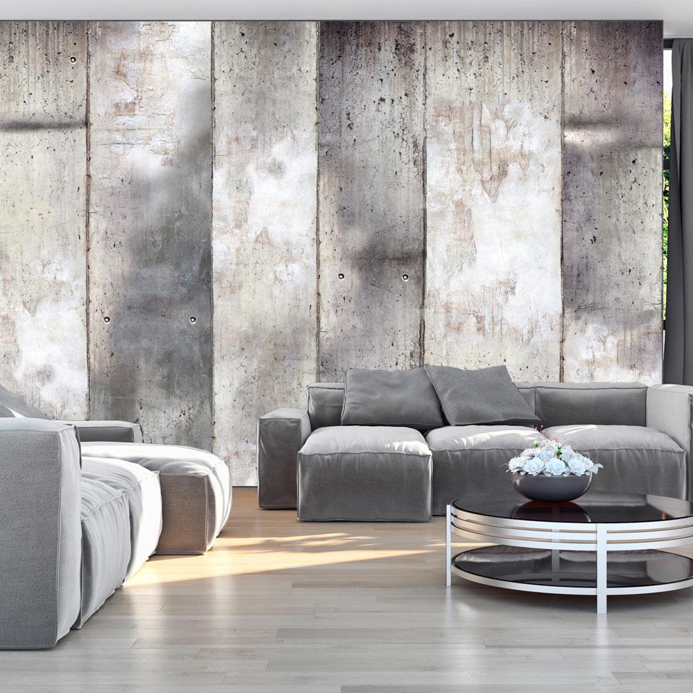 Fototapet - Gray stripes - 100 x 70 cm - Premium billede