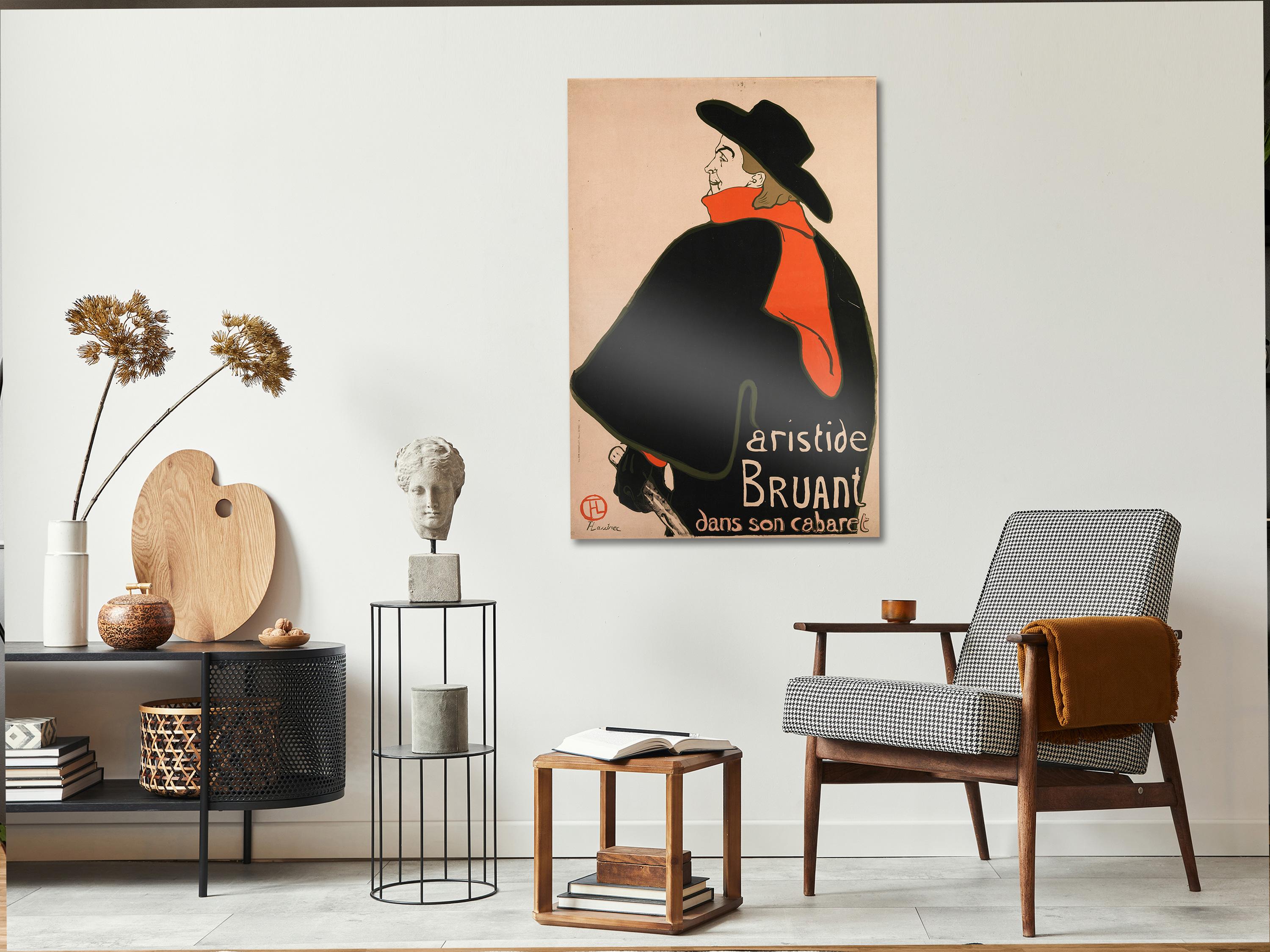 Billede Aristide Bruant Dans Son Cabaret Part Vertical 120 Premium Print