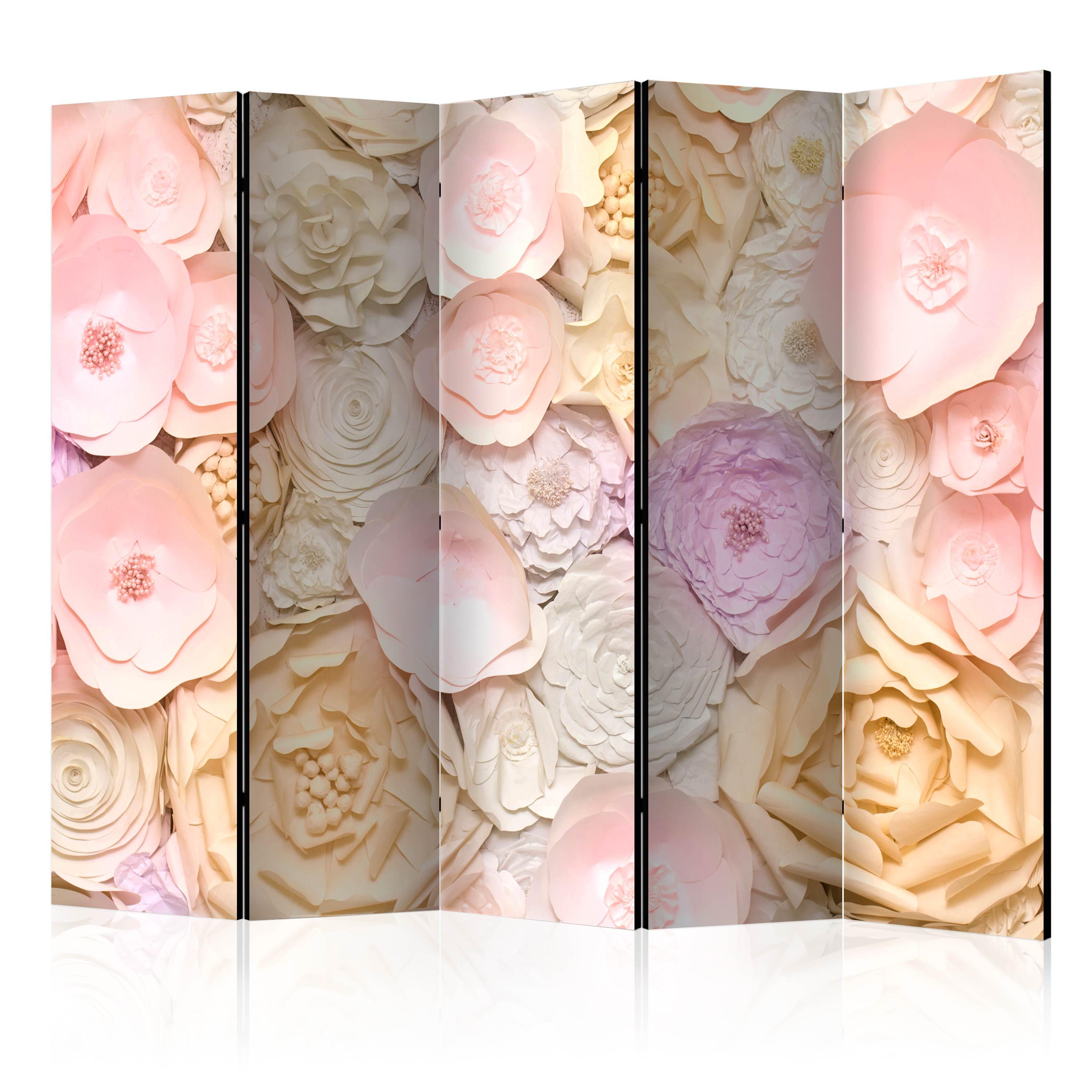 Skærmvæg – Flower Bouquet II – 225 x 172 cm – Dobbeltsidet