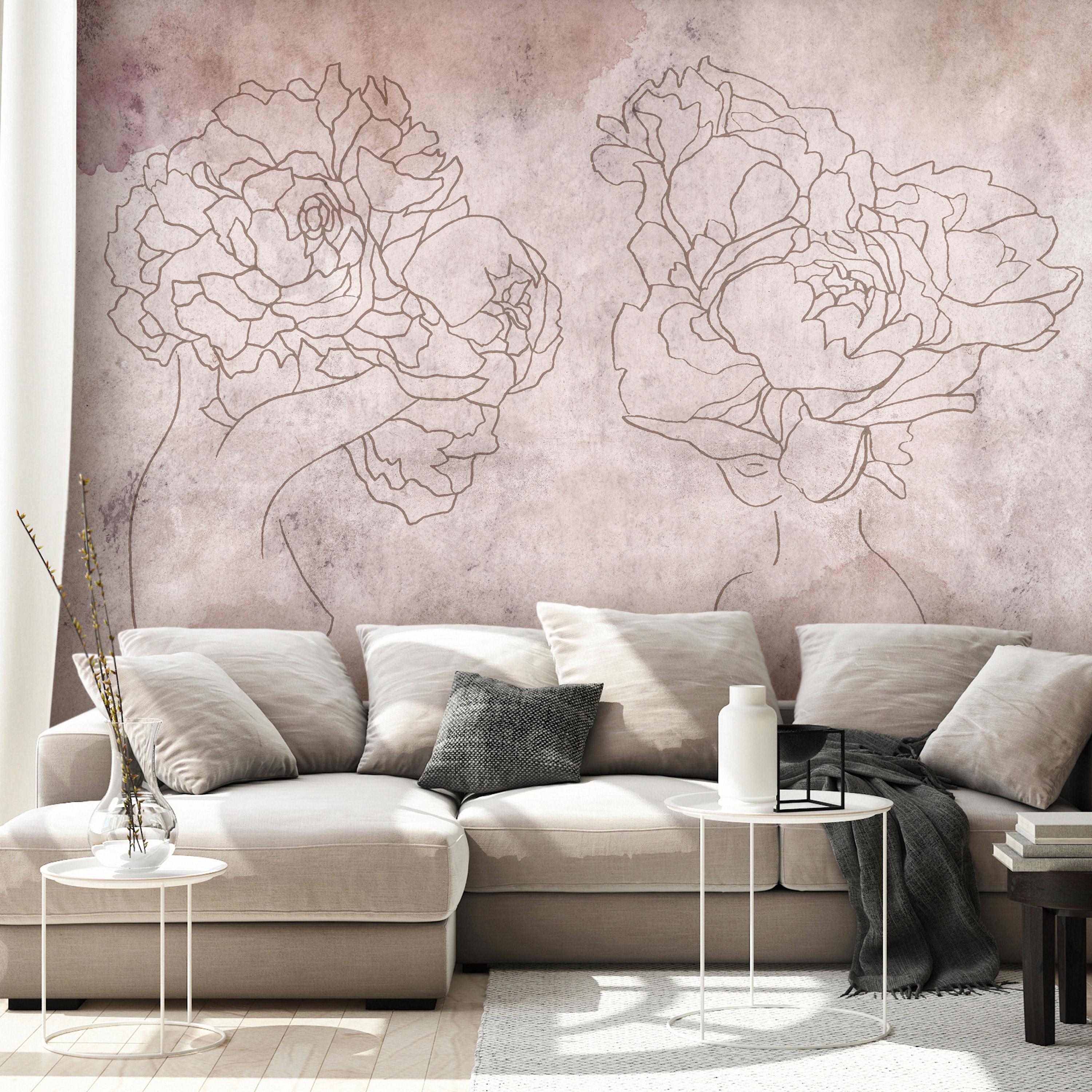 Fototapet - Flowery Wardrobe - 450 x 315 cm - Standard billede