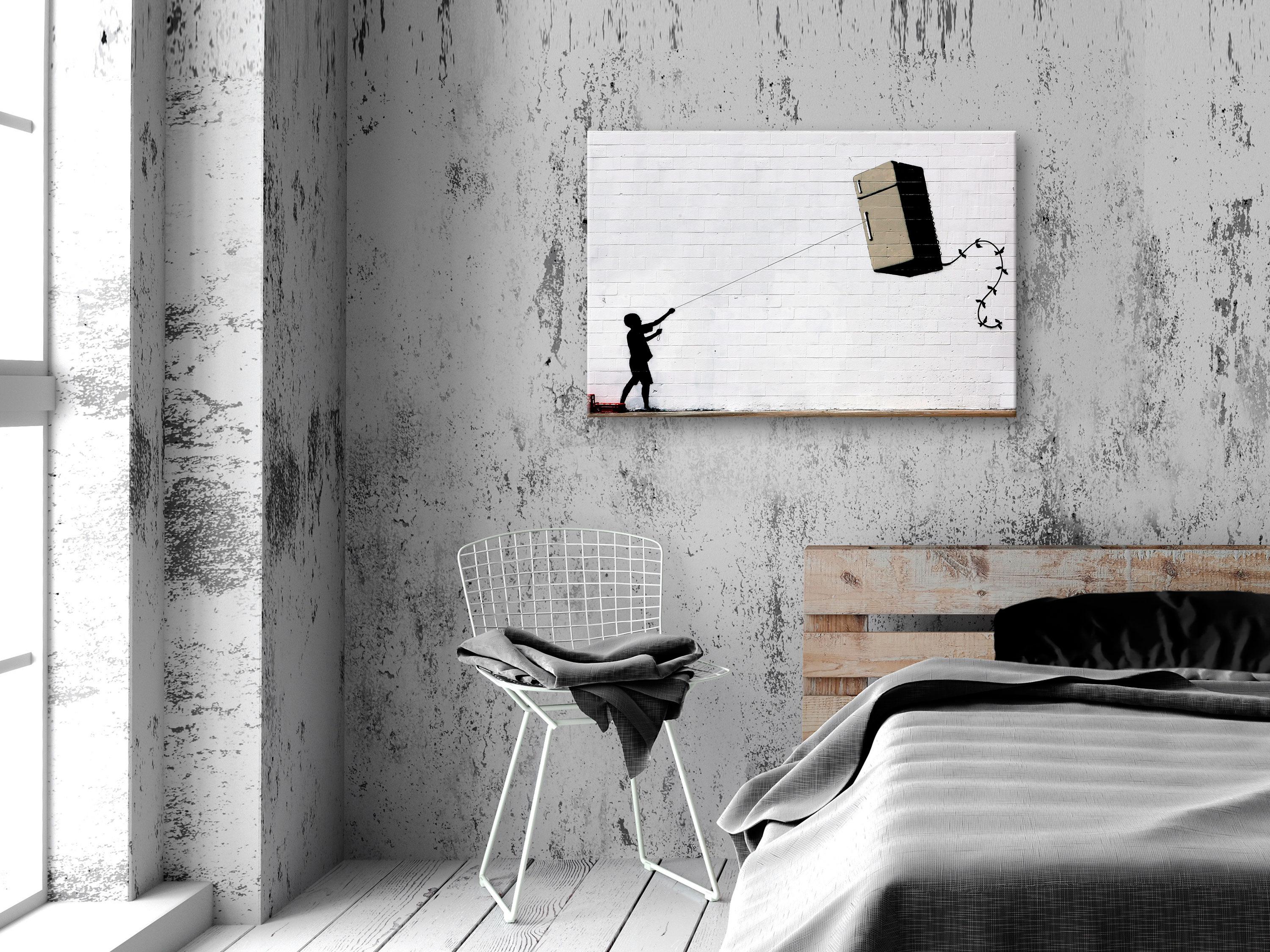 Billede - Flying Fridge (1 Part) Wide - 30 x 20 cm - Premium Print billede