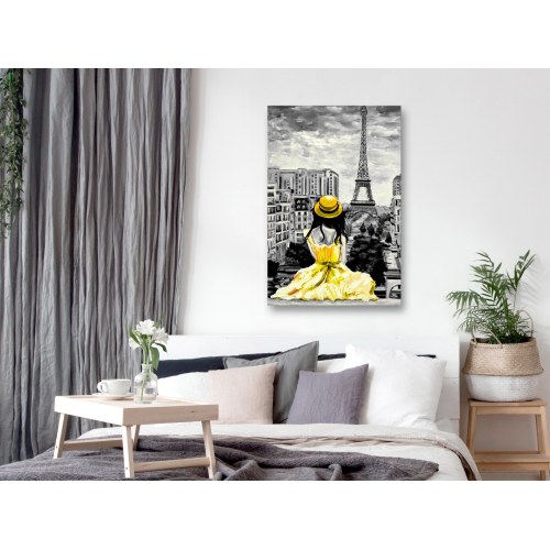 Billede - Paris Colour (1 Part) Vertical Yellow