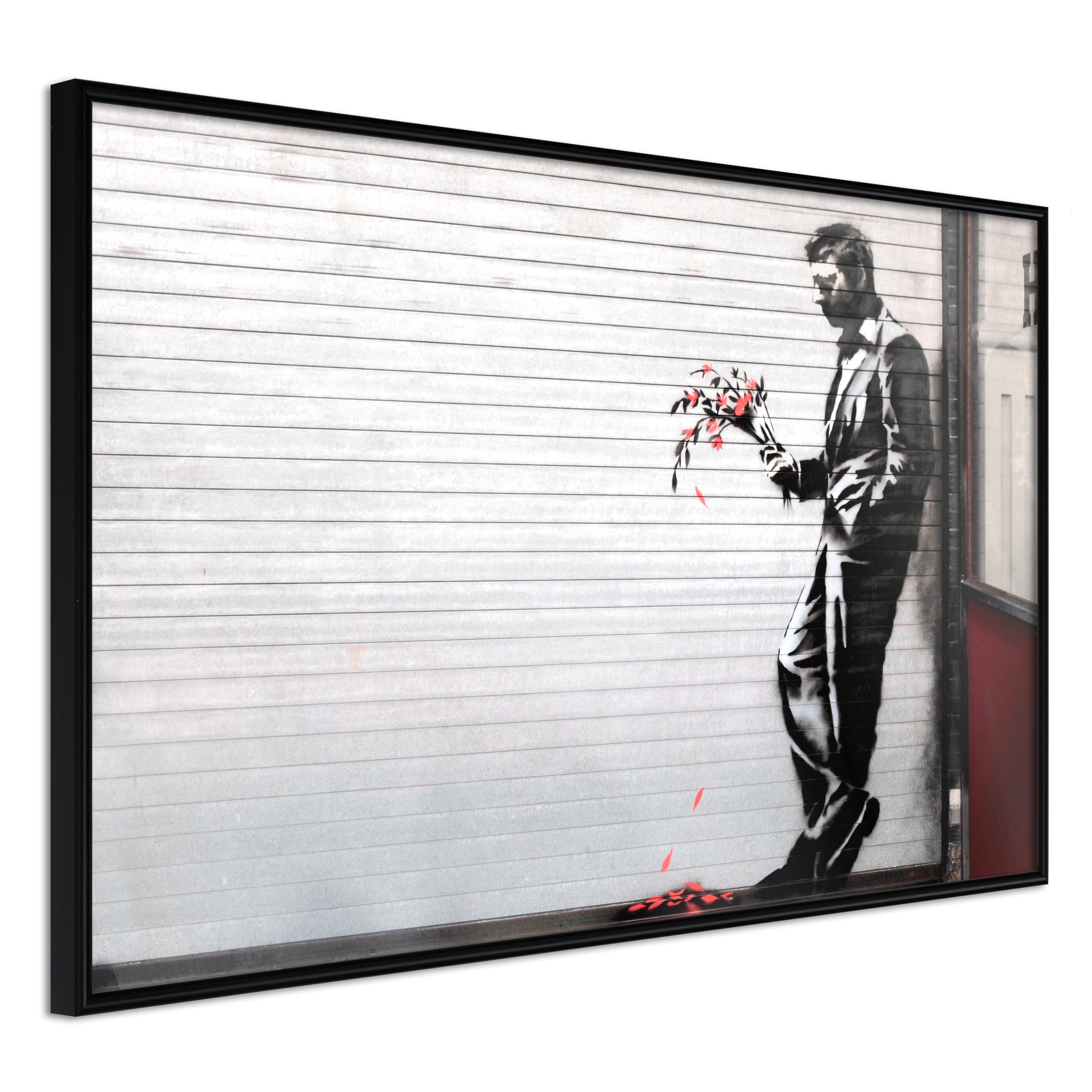 Plakat - In Love - 60 x 40 cm - Sort ramme billede