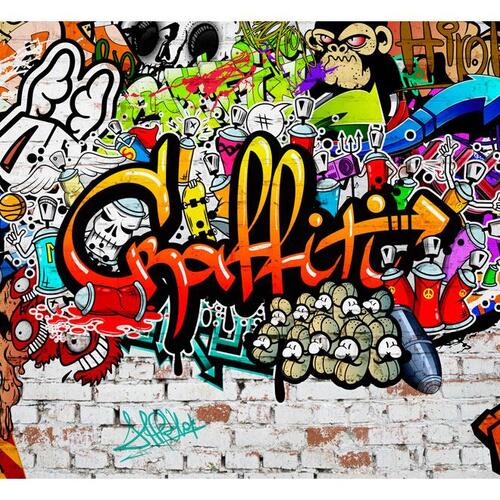 Fototapet - Colorful Graffiti