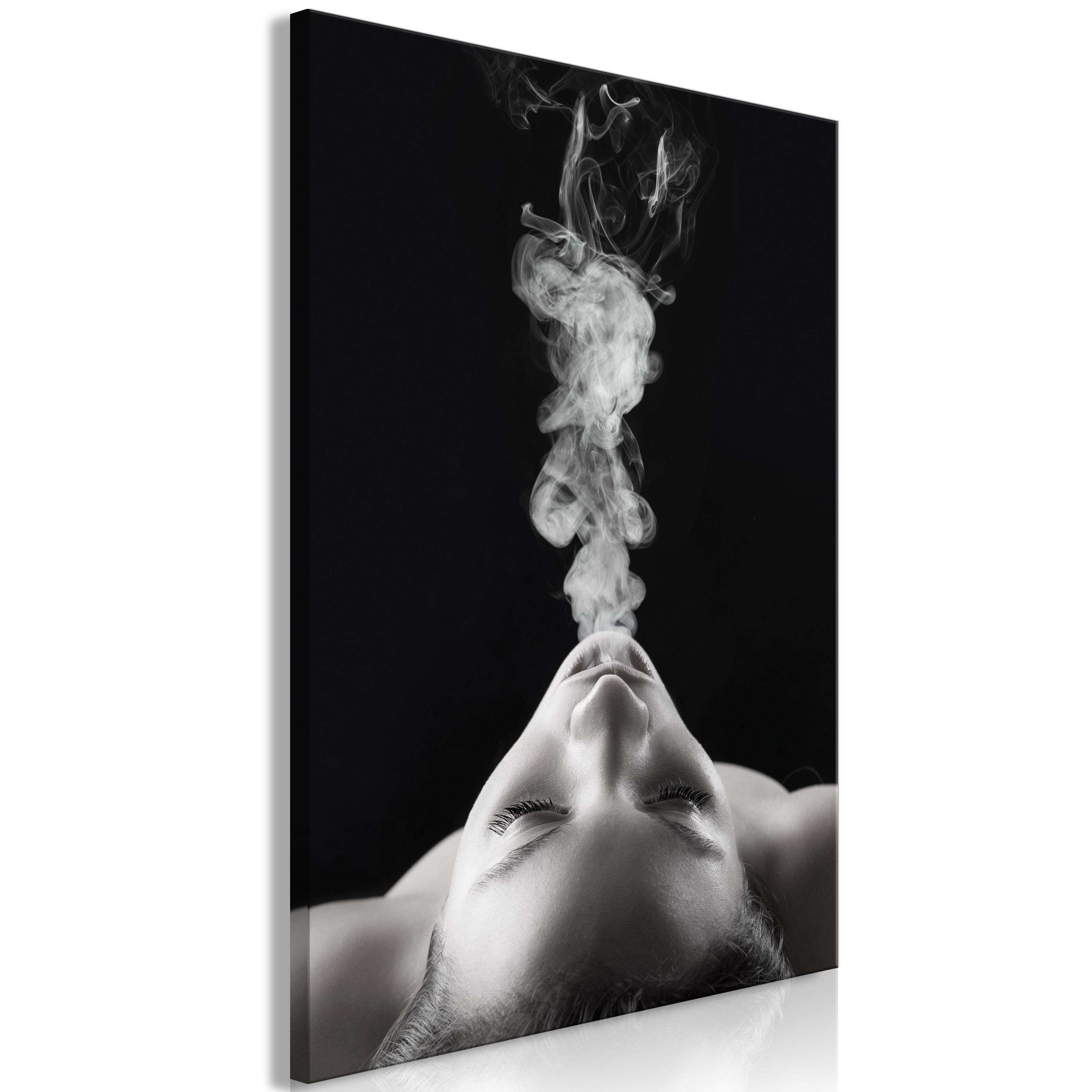 Billede - Smoke Cloud (1 Part) Vertical - 60 x 90 cm - På italiensk lærred billede