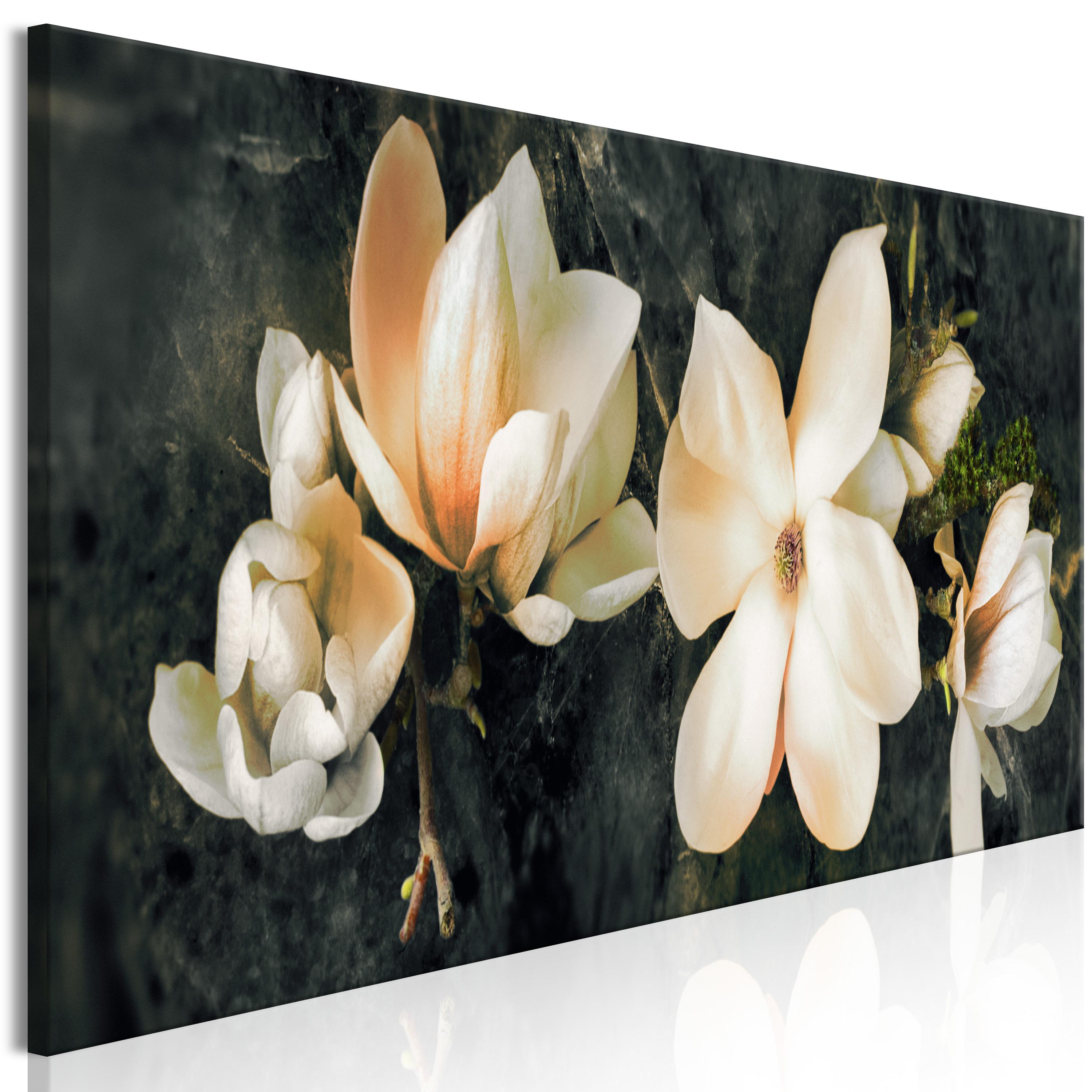 Billede - Avant-Garde Magnolia (1 Part) Narrow Orange - 120 x 40 cm - Standard billede