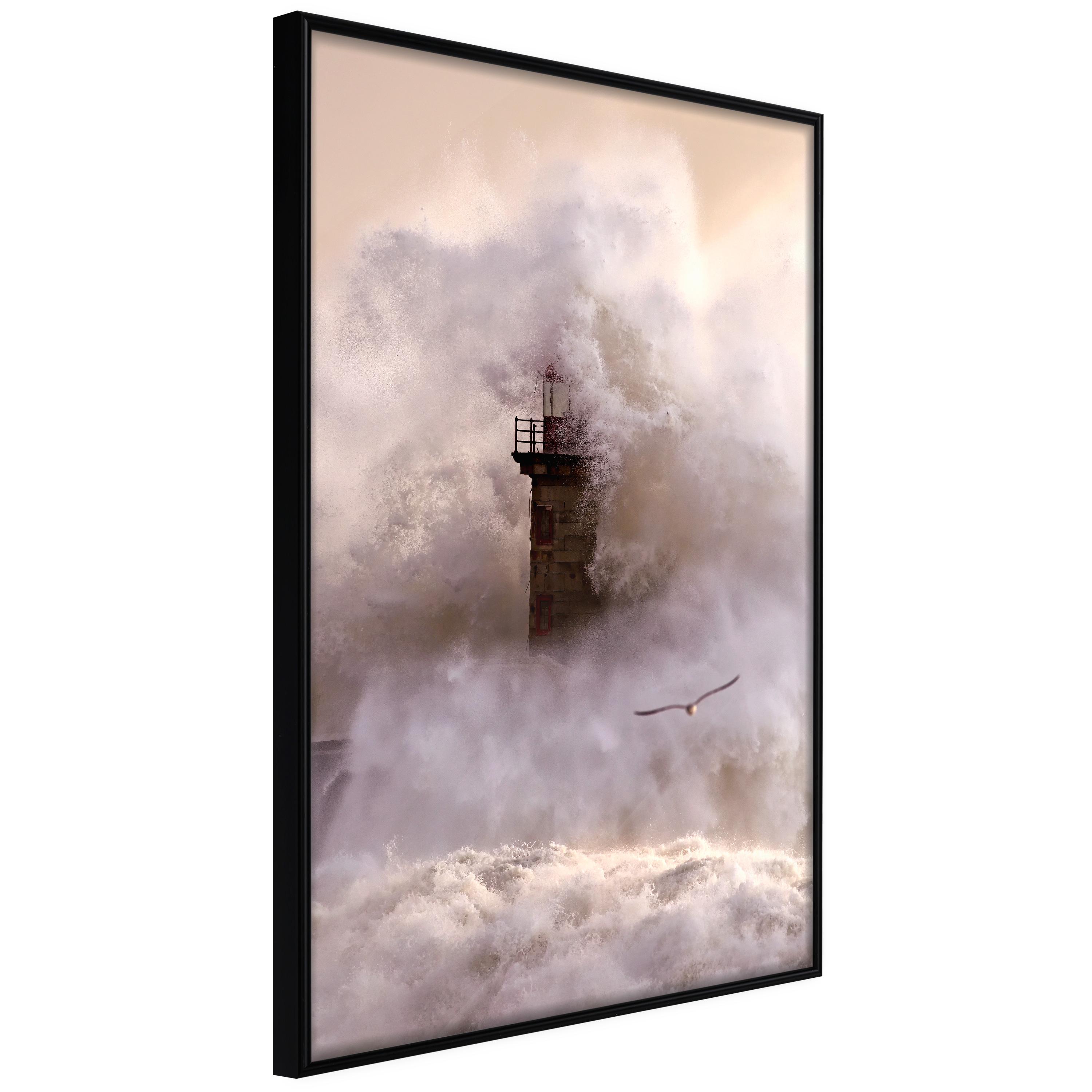 Plakat - Storm - 30 x 45 cm - Sort ramme billede