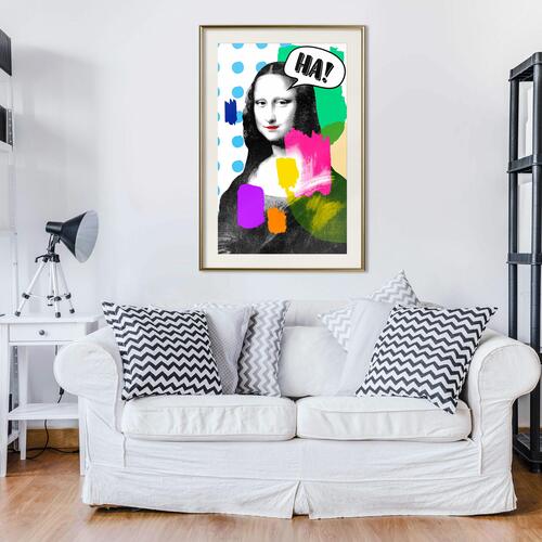 Plakat - Mona Lisa Pop-art