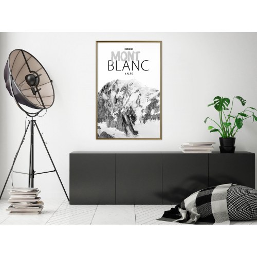 Plakat - Mont Blanc