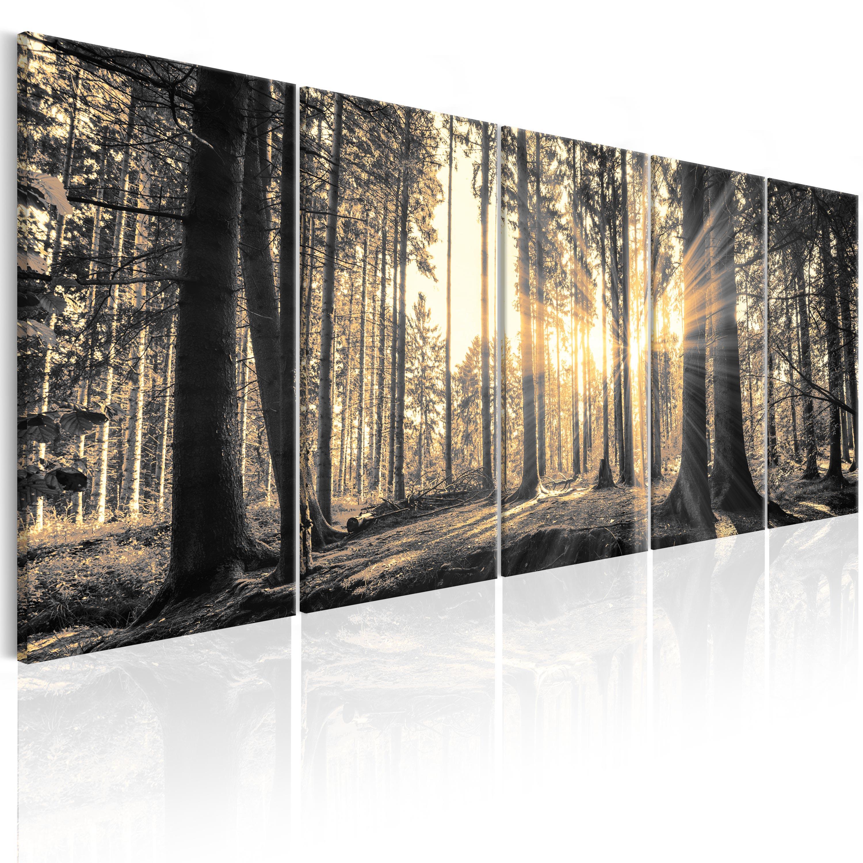 Billede - Shadow Guards - 200 x 80 cm - På italiensk lærred billede