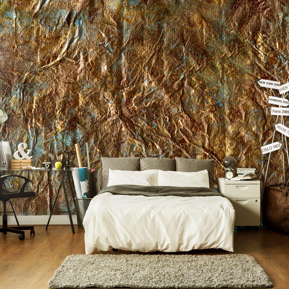 Fototapet - Gold of Atlantis - 294 x 210 cm - Selvklæbende billede