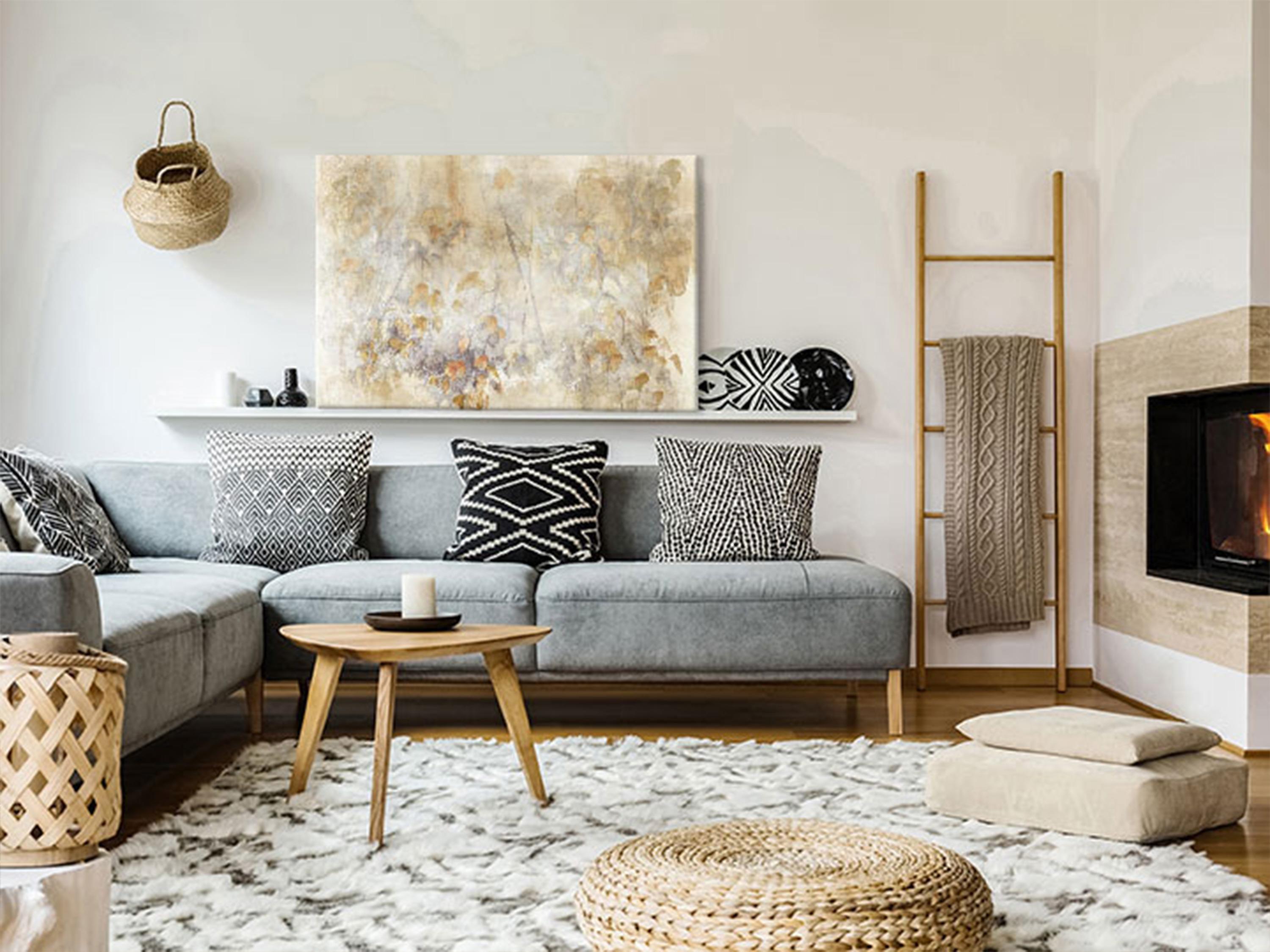 Billede - Nature in watercolor(1 Part) Wide - 30 x 20 cm - På italiensk lærred billede