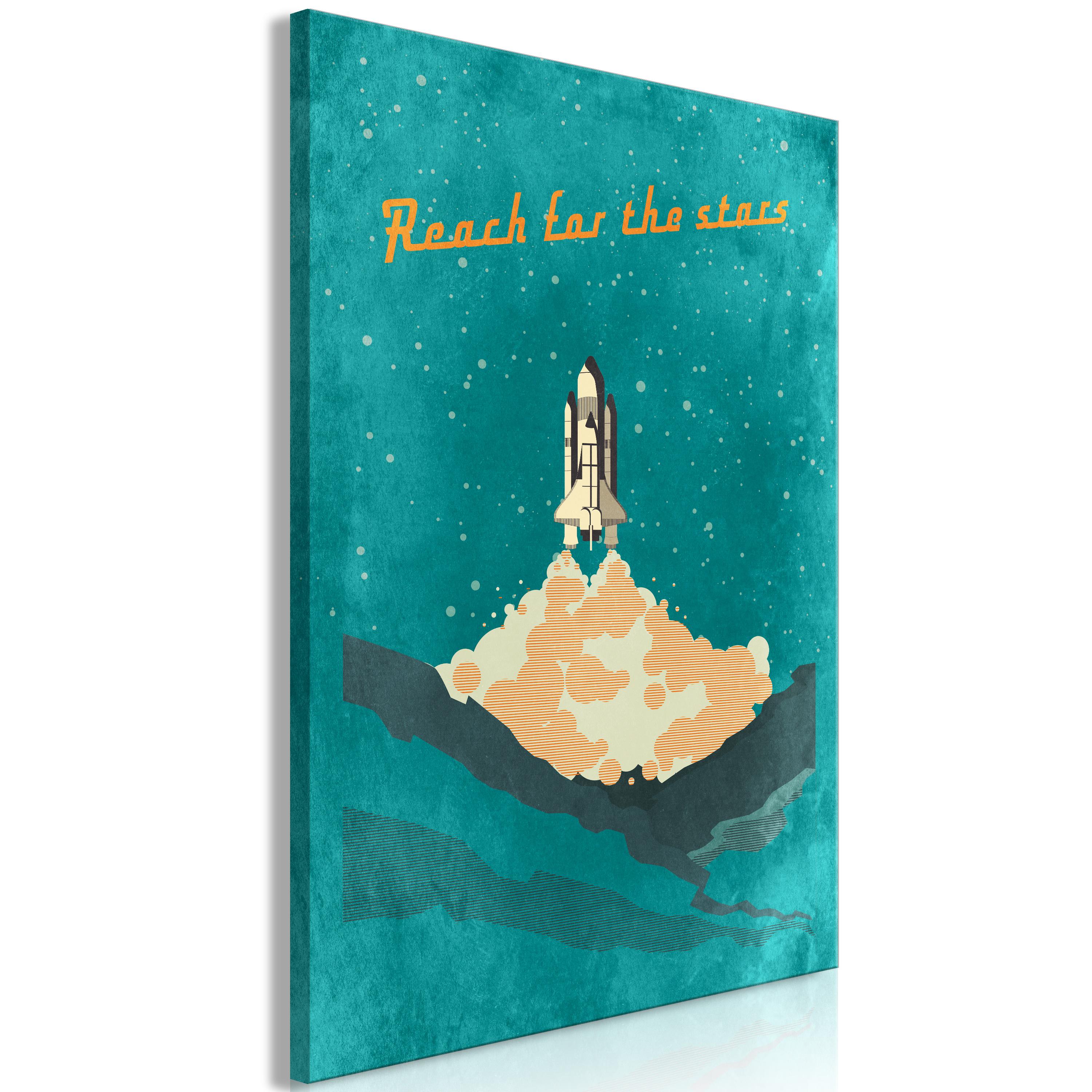 Billede - Reach for the Stars (1 Part) Vertical - 40 x 60 cm - Premium Print billede