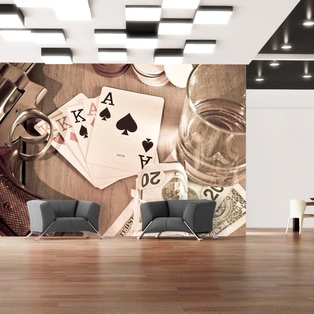 Fototapet - Cards - 200 x 140 cm - Standard billede