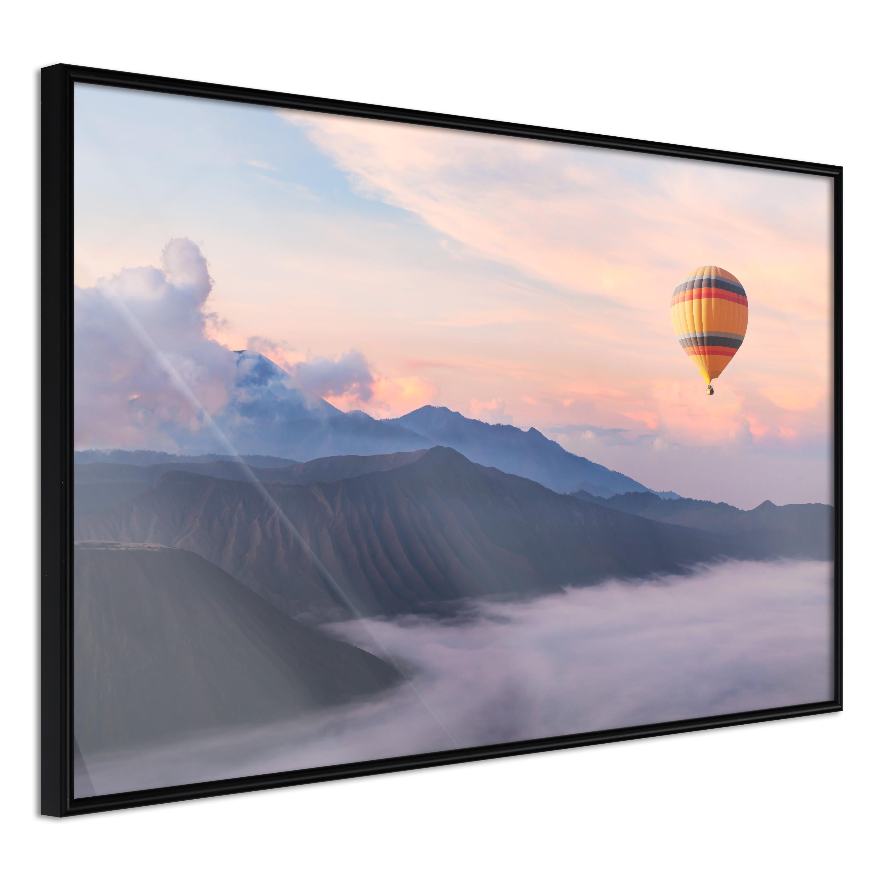 Plakat - It Is Worth Dreaming - 45 x 30 cm - Sort ramme billede