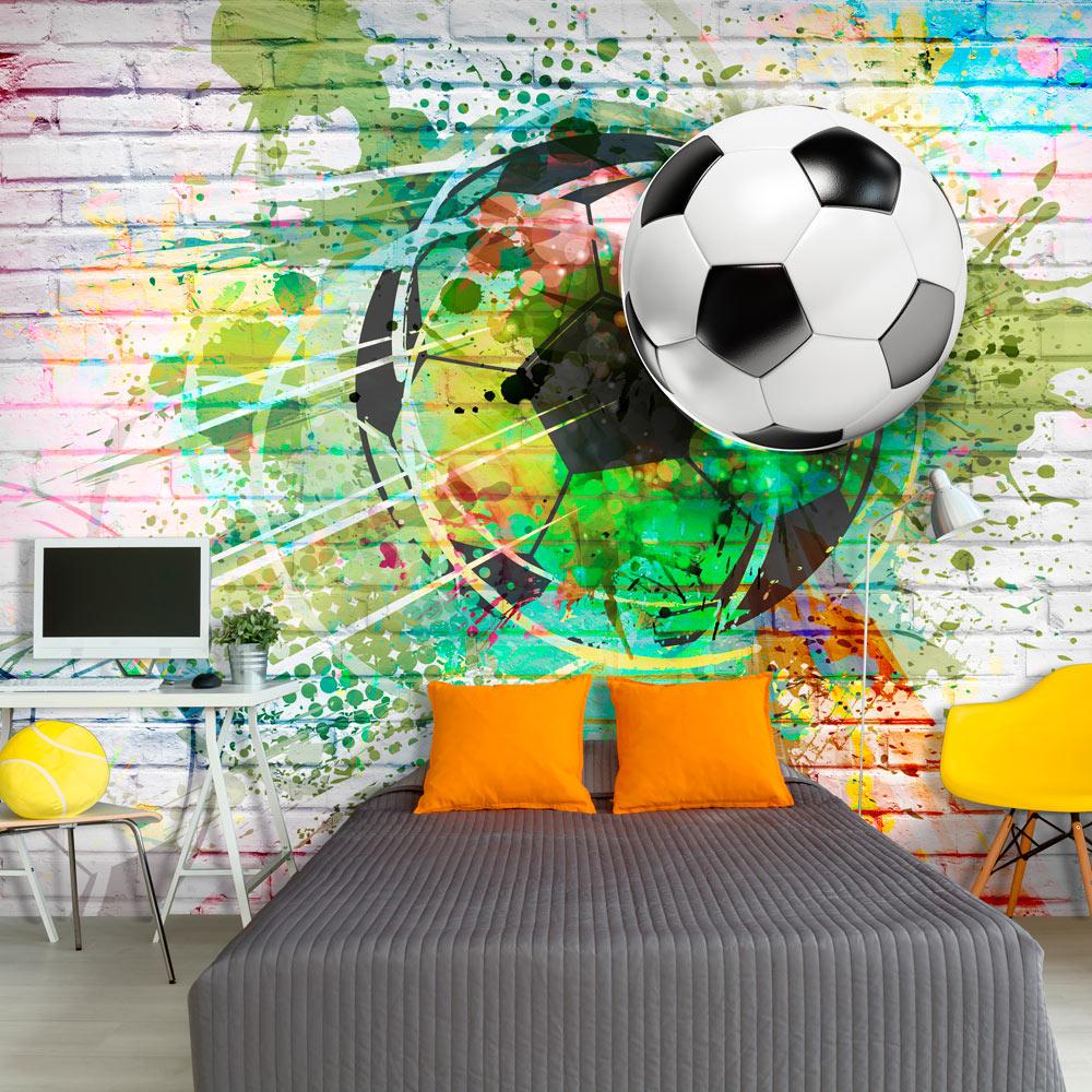 Fototapet - Colourful Sport - 250 x 175 cm - Standard billede