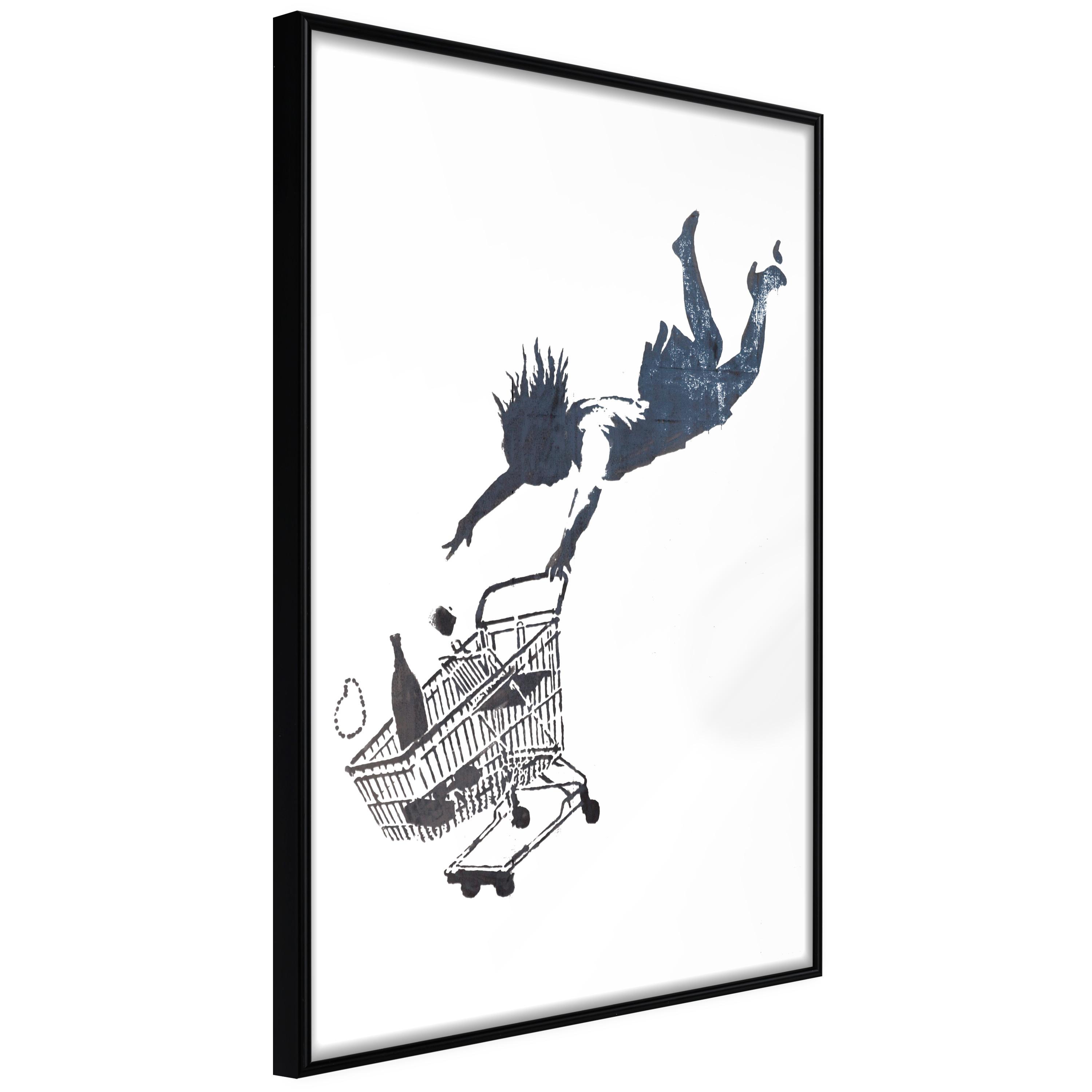 Plakat - Shopping Spree - 40 x 60 cm - Sort ramme billede