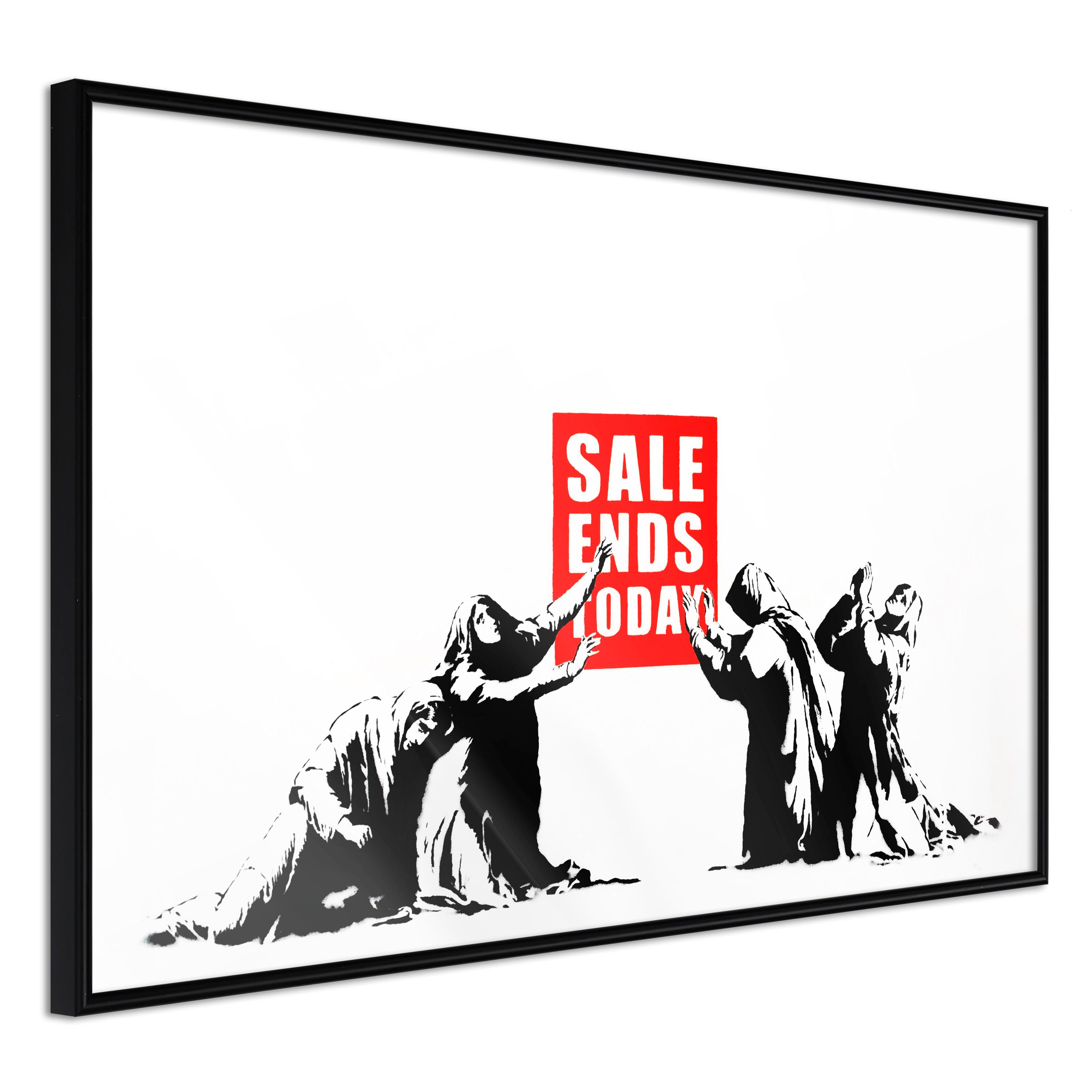 Plakat - Sale - 45 x 30 cm - Sort ramme billede