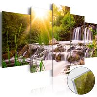 Billede på akrylglas - Forest Waterfall