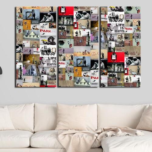 Billede - Art of Collage: Banksy III