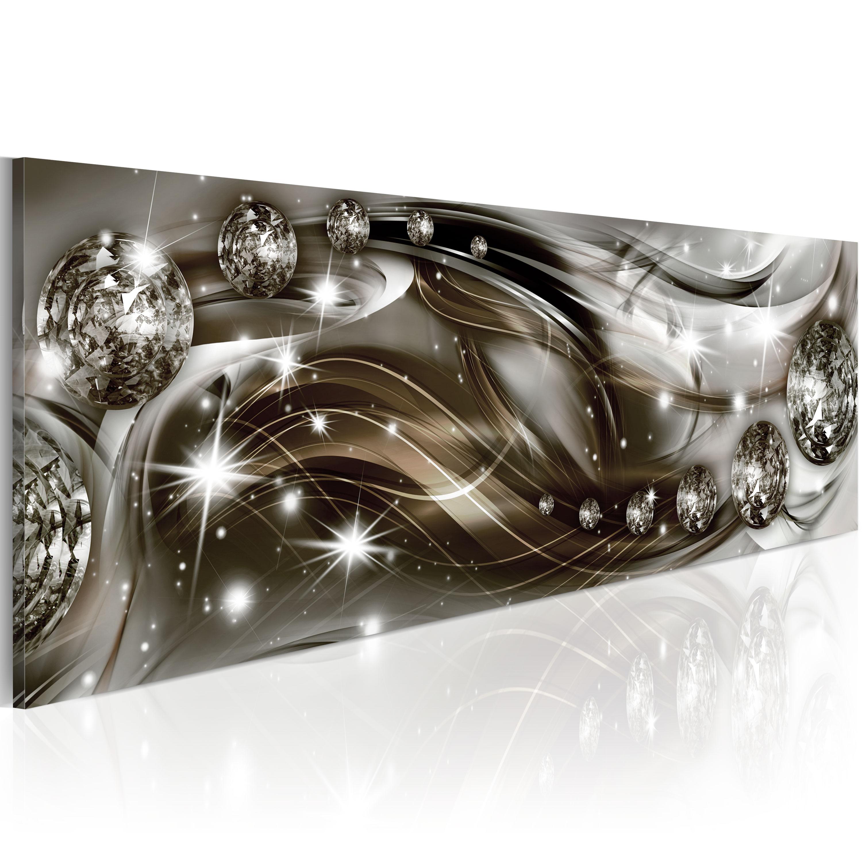 Billede - Glow and Waves - 150 x 50 cm - Standard billede