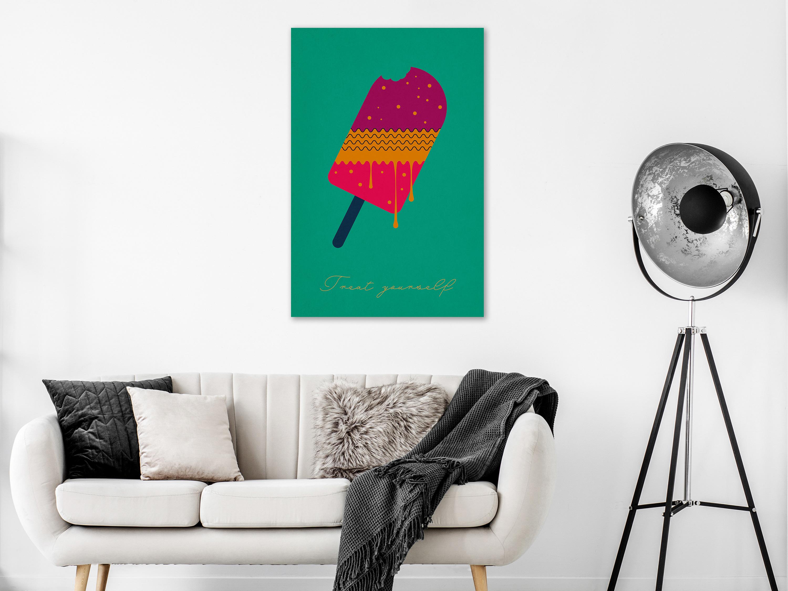 Billede - Treat Yourself (1 Part) Vertical - 40 x 60 cm - Premium Print billede