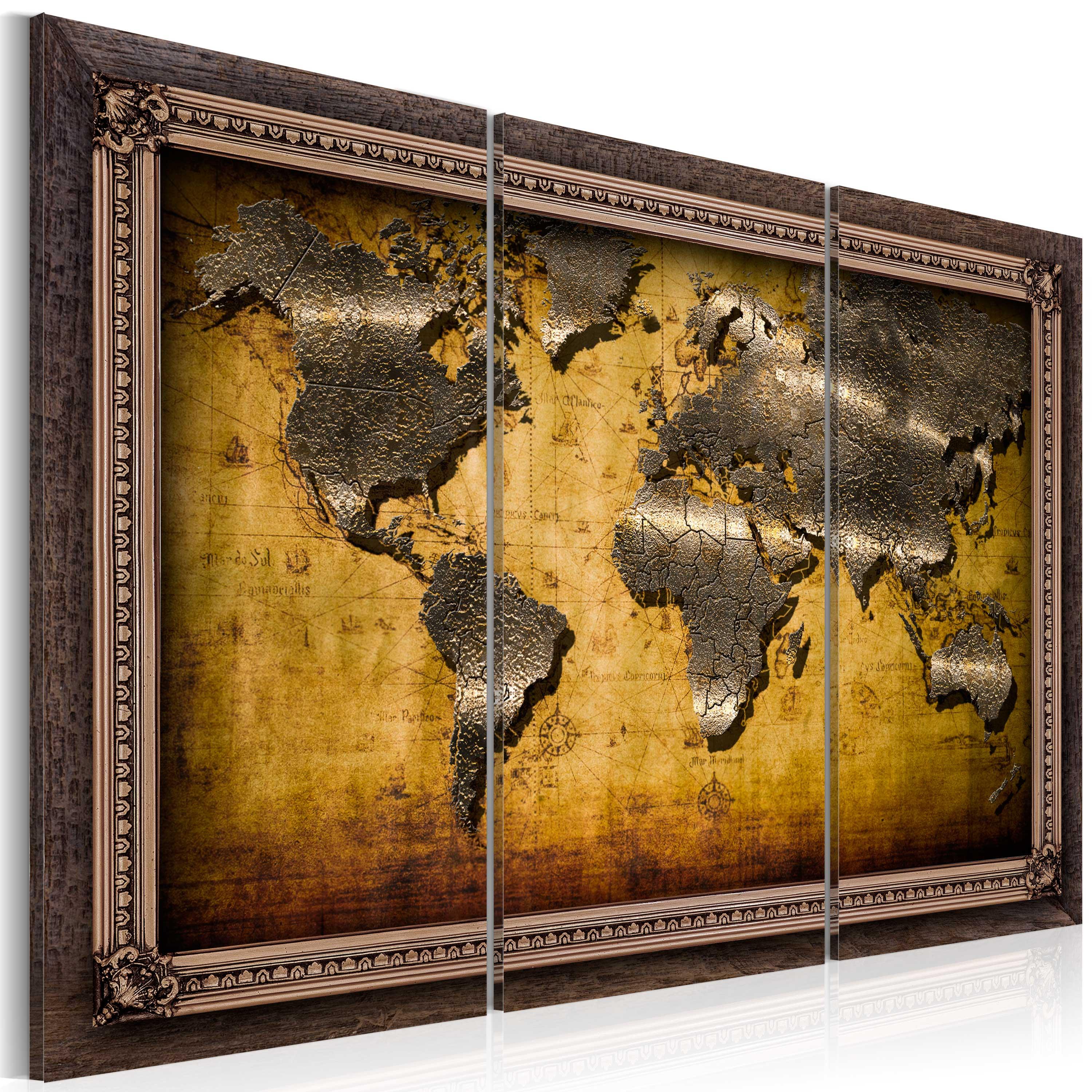 Billede - The World in a Frame - 60 x 40 cm - Premium Print billede