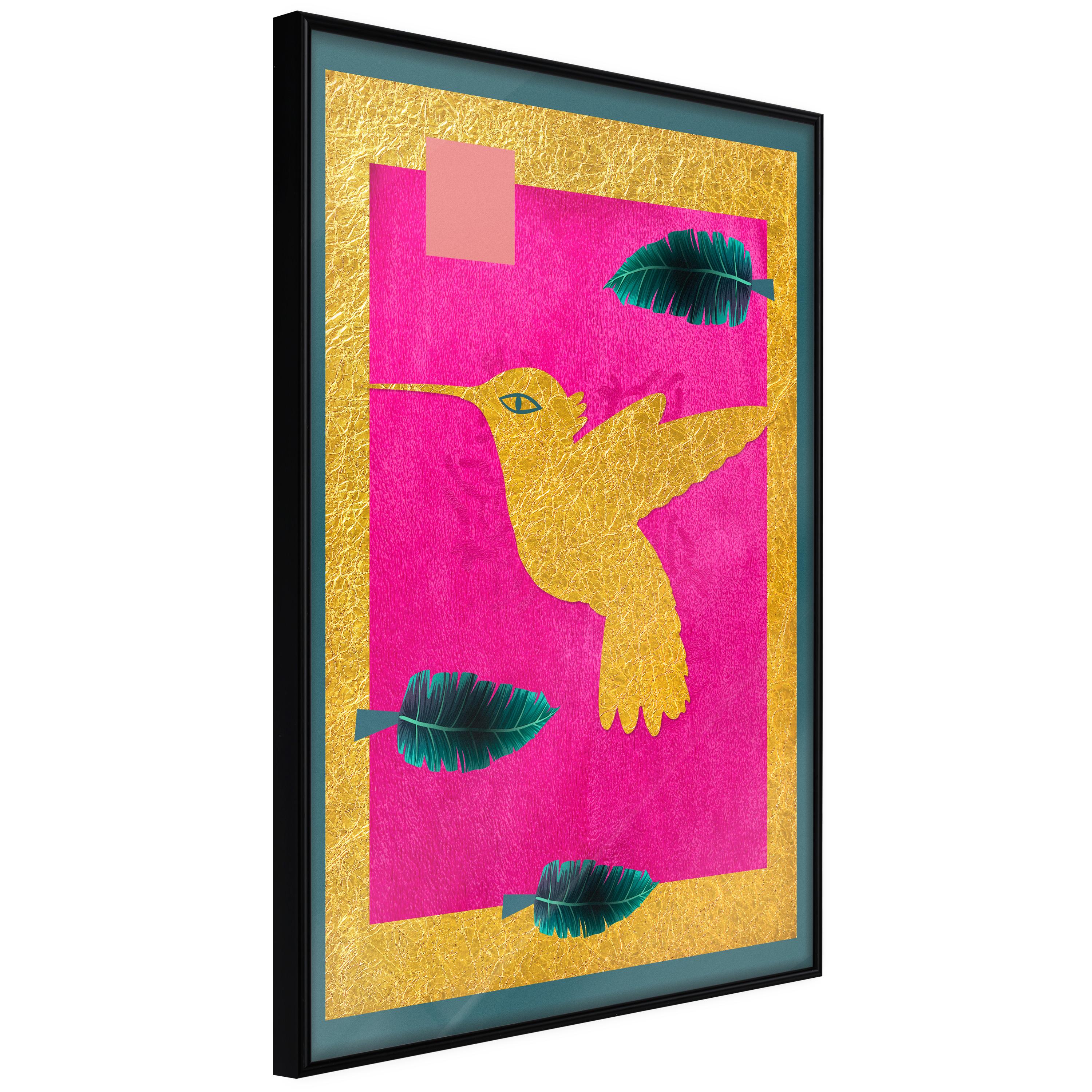 Plakat - Golden Hummingbird