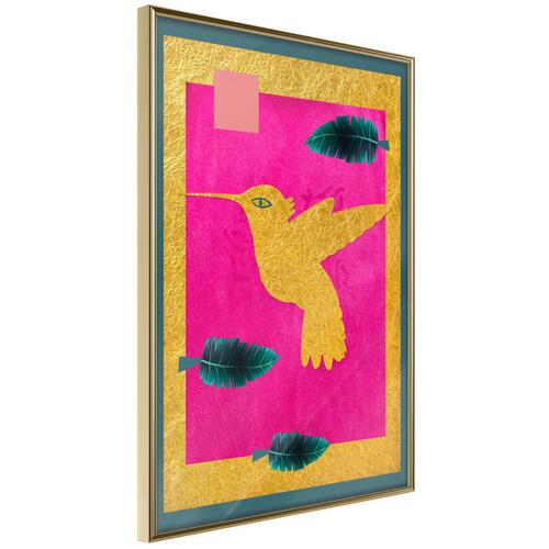Plakat - Golden Hummingbird