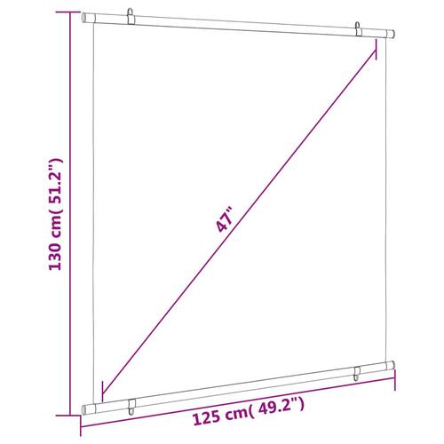 Projektorlærred 47" 1:1