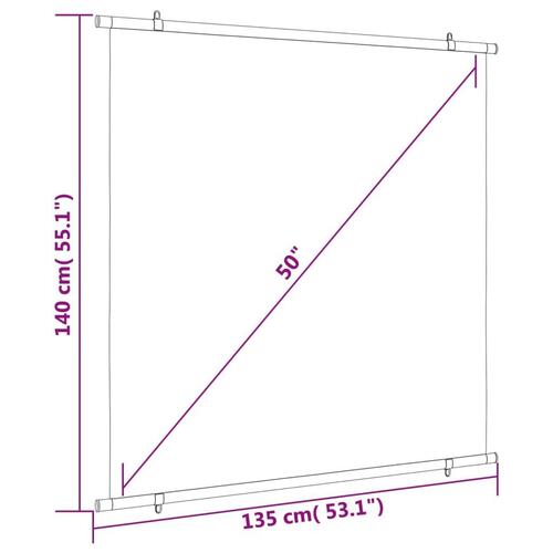 Projektorlærred 51" 1:1