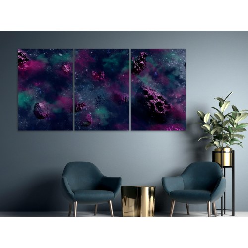 Billede - Endless Space (3 Parts) 120 x 60 cm