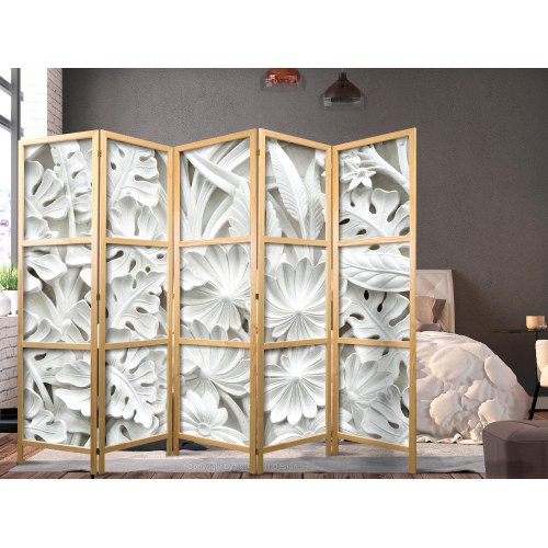 Japansk skærmvæg Alabaster Garden III 225 x 172 cm